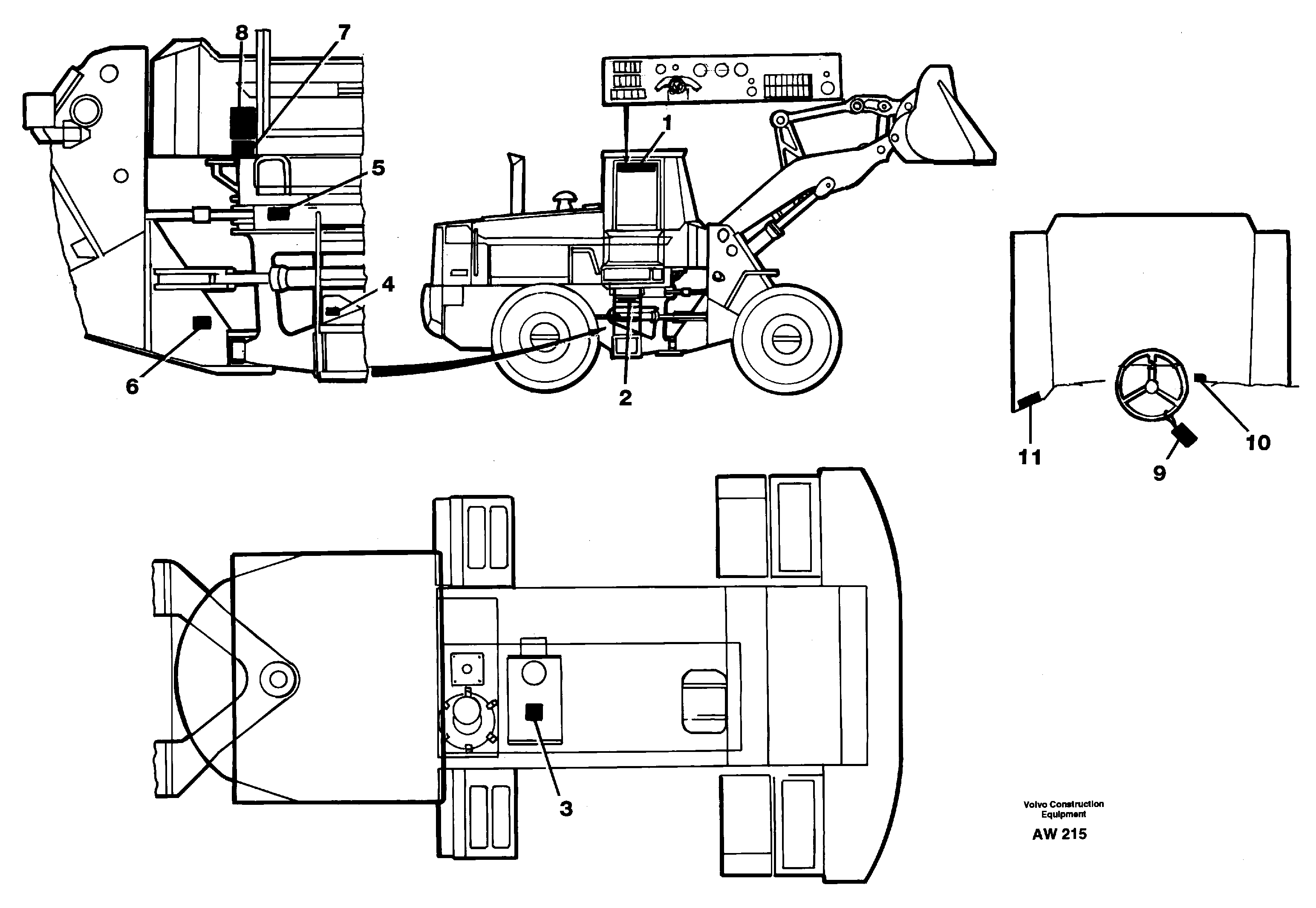 Decals  USA — volvo parts diagram