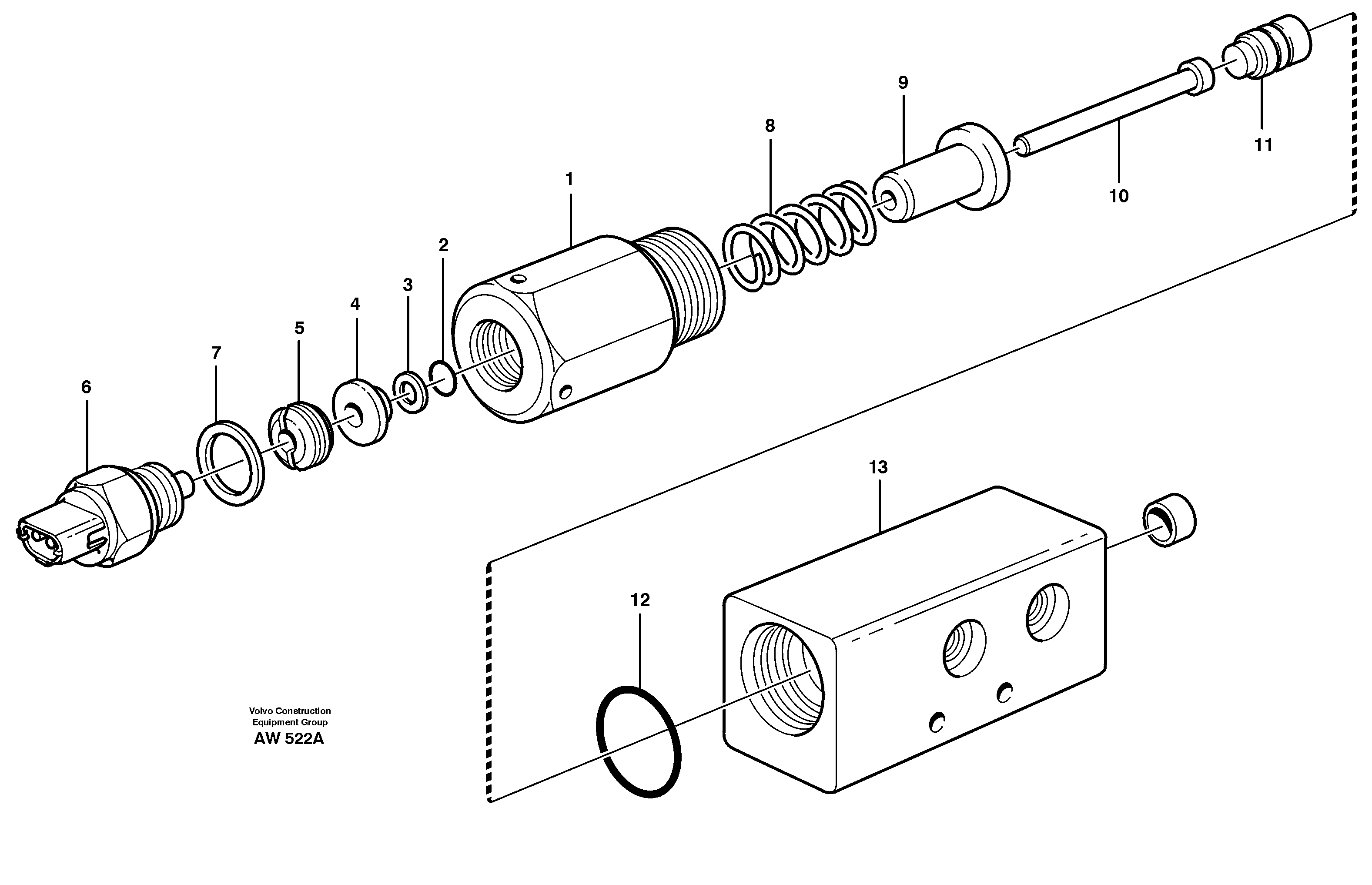Pressure monitor  93839 — volvo parts diagram