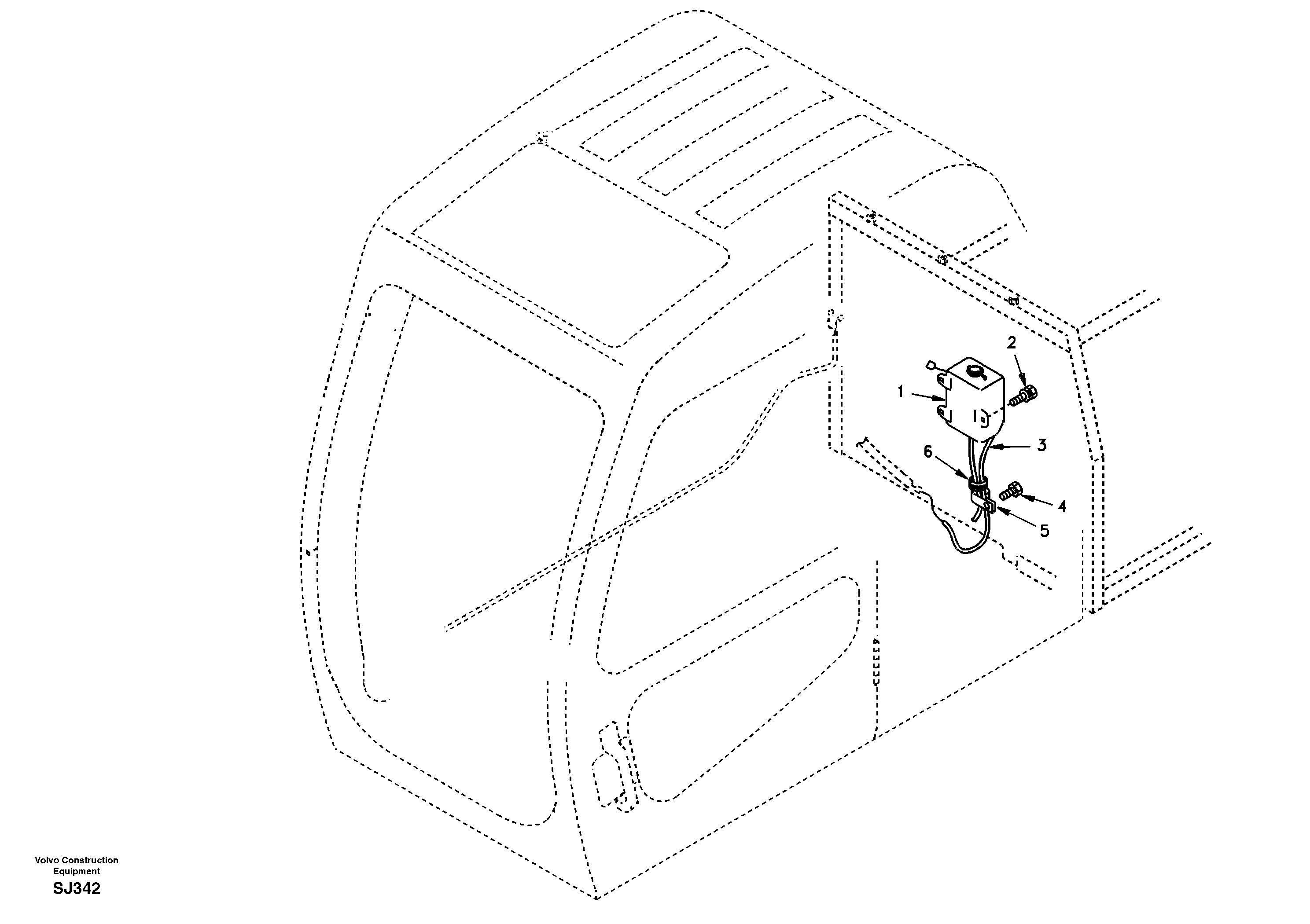 Windshield washer — volvo parts diagram