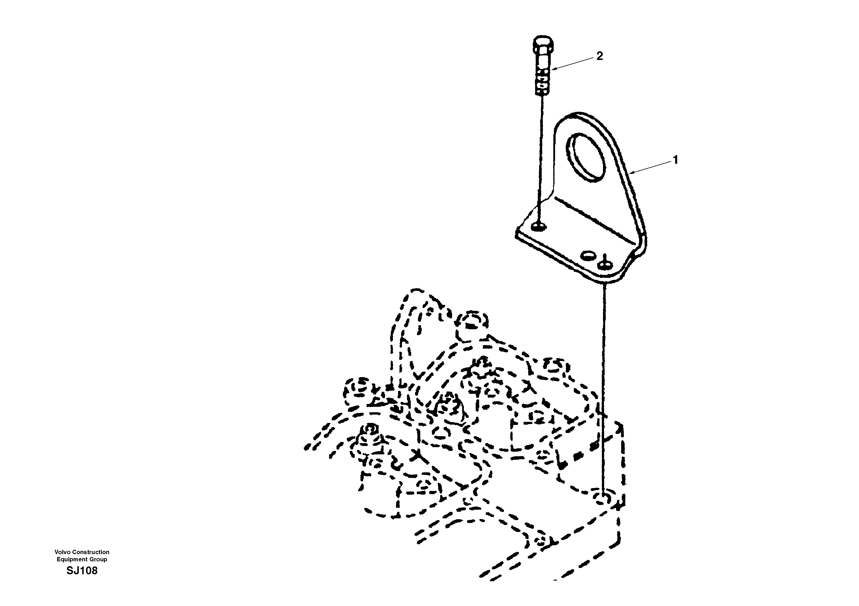 Lifting eye — volvo parts diagram
