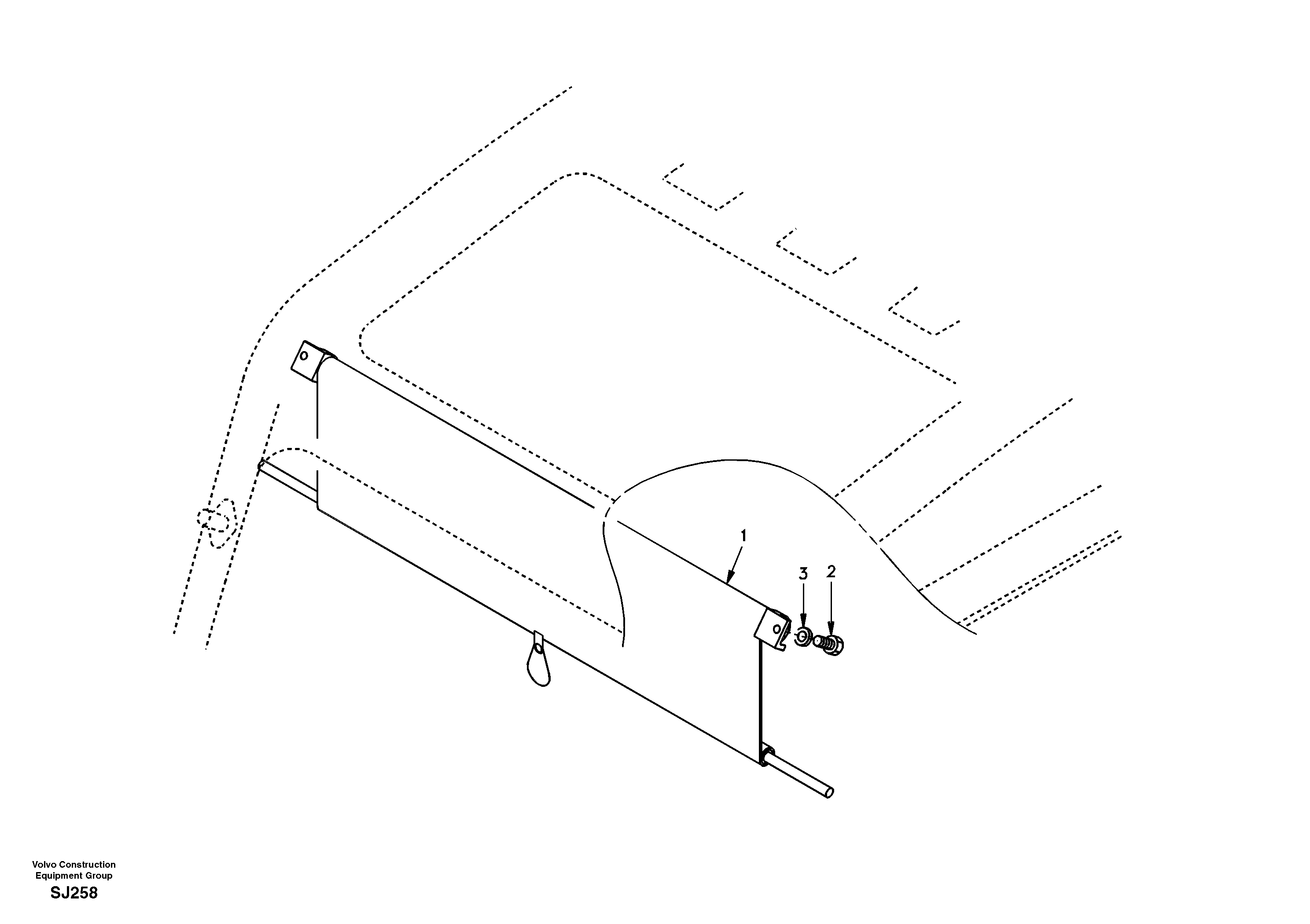 Sun visor interior  EK08H001 EUROPE,STD — volvo parts diagram