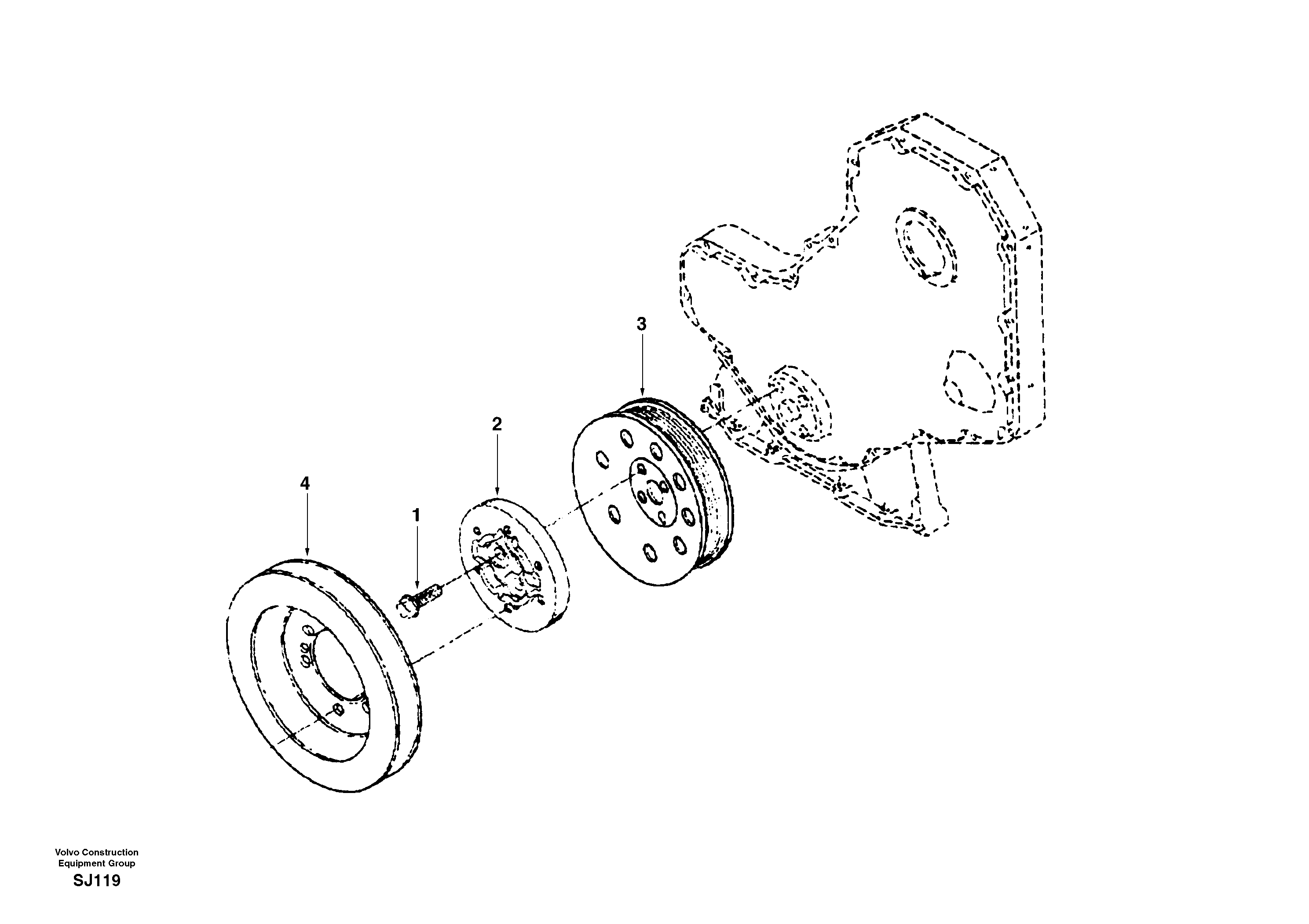 Vibration damper — volvo parts diagram