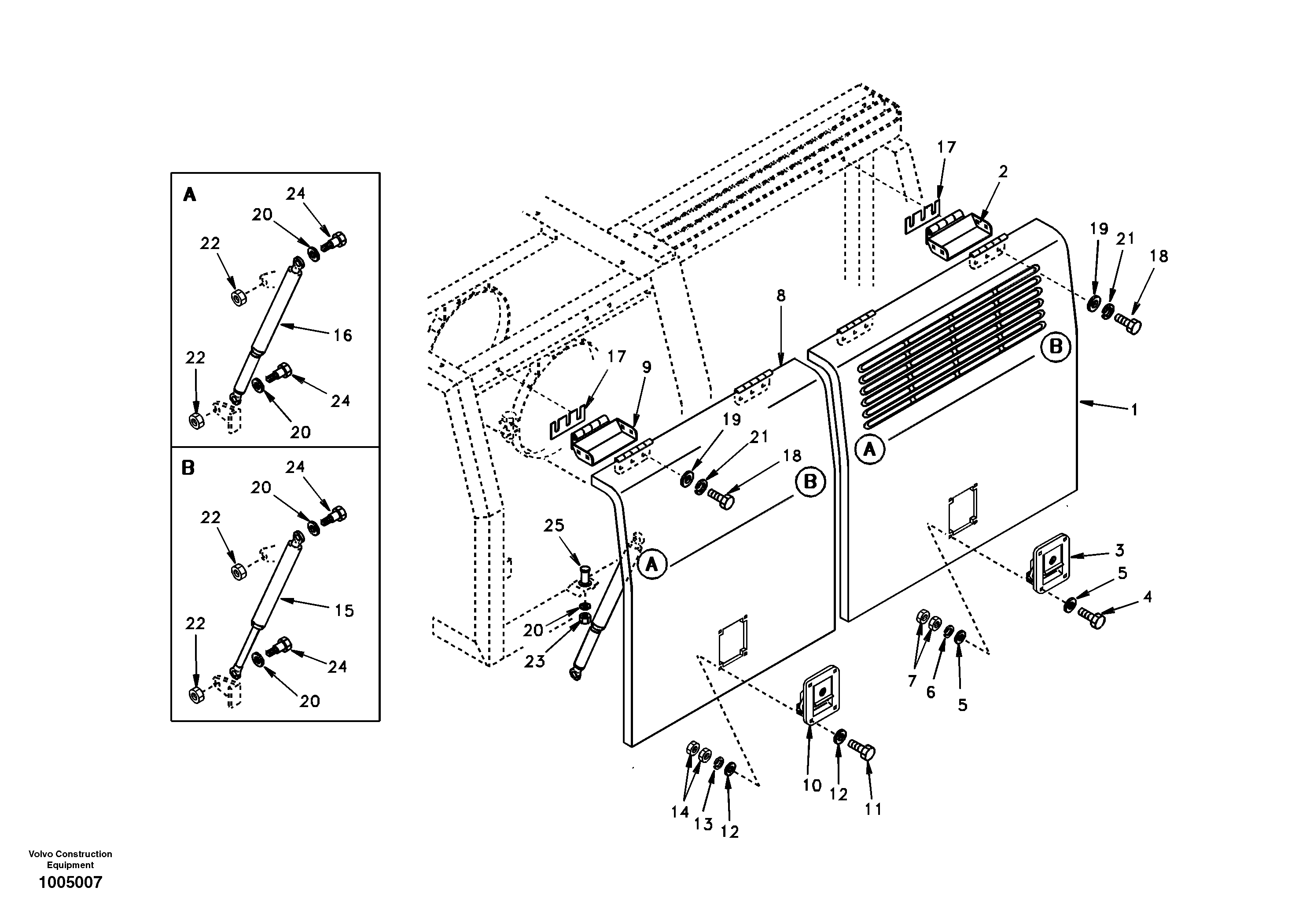 Door, side — volvo parts diagram