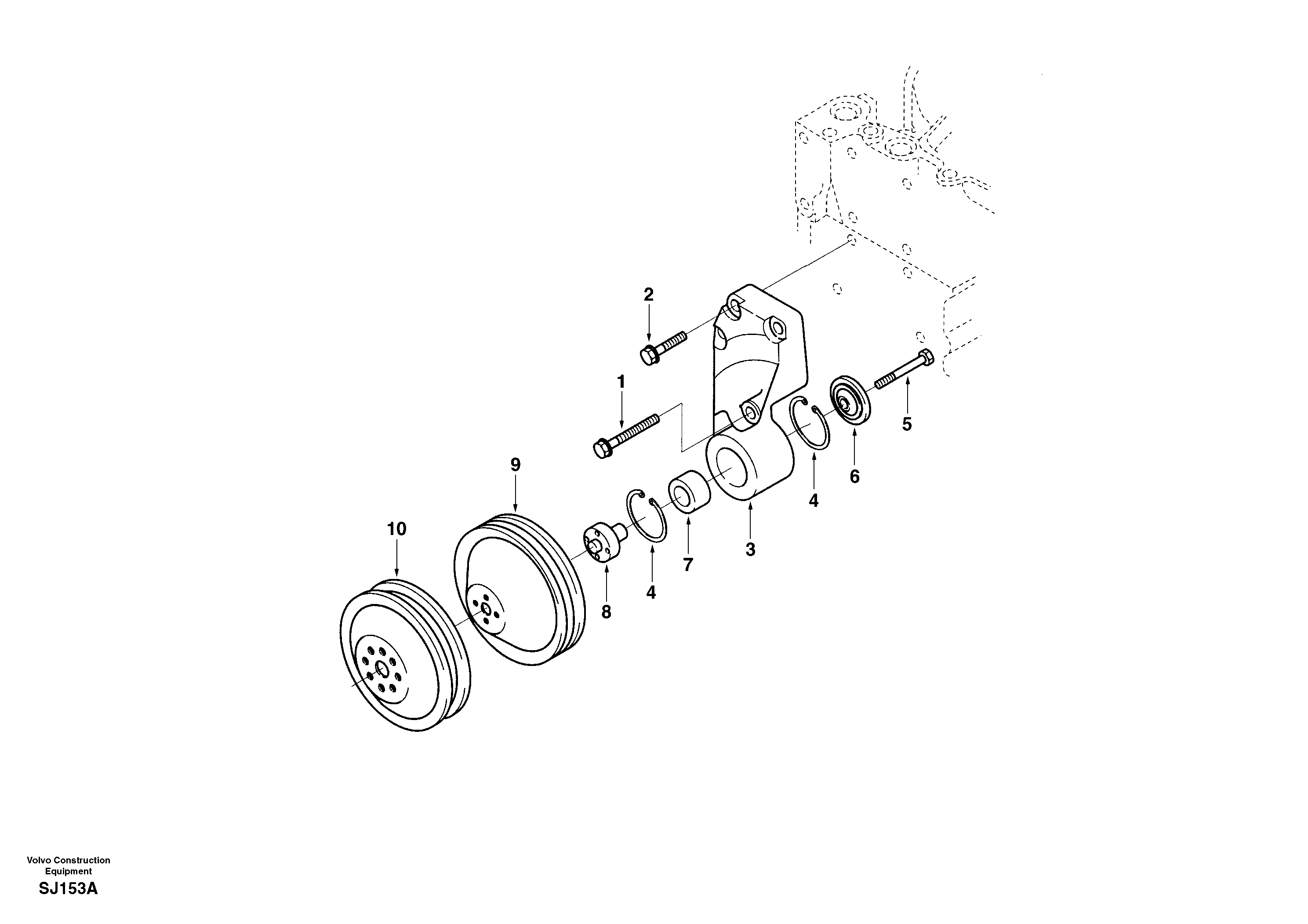 Fan drive — volvo parts diagram