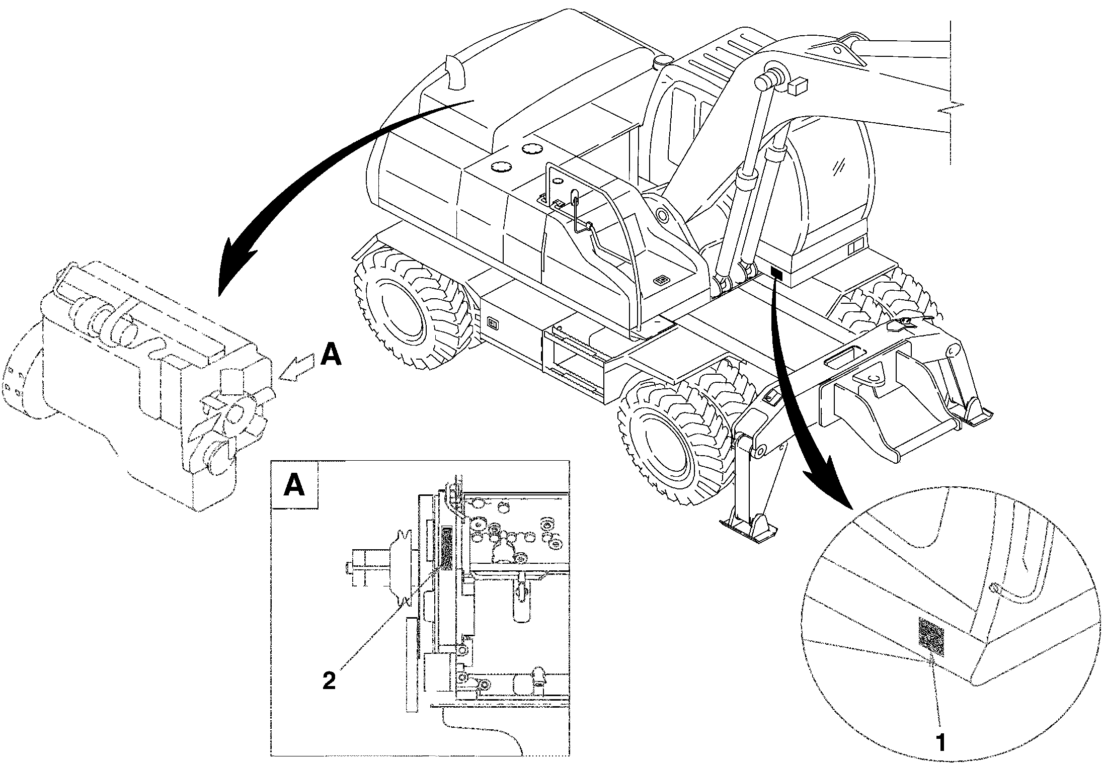 Product sign plate — volvo parts diagram