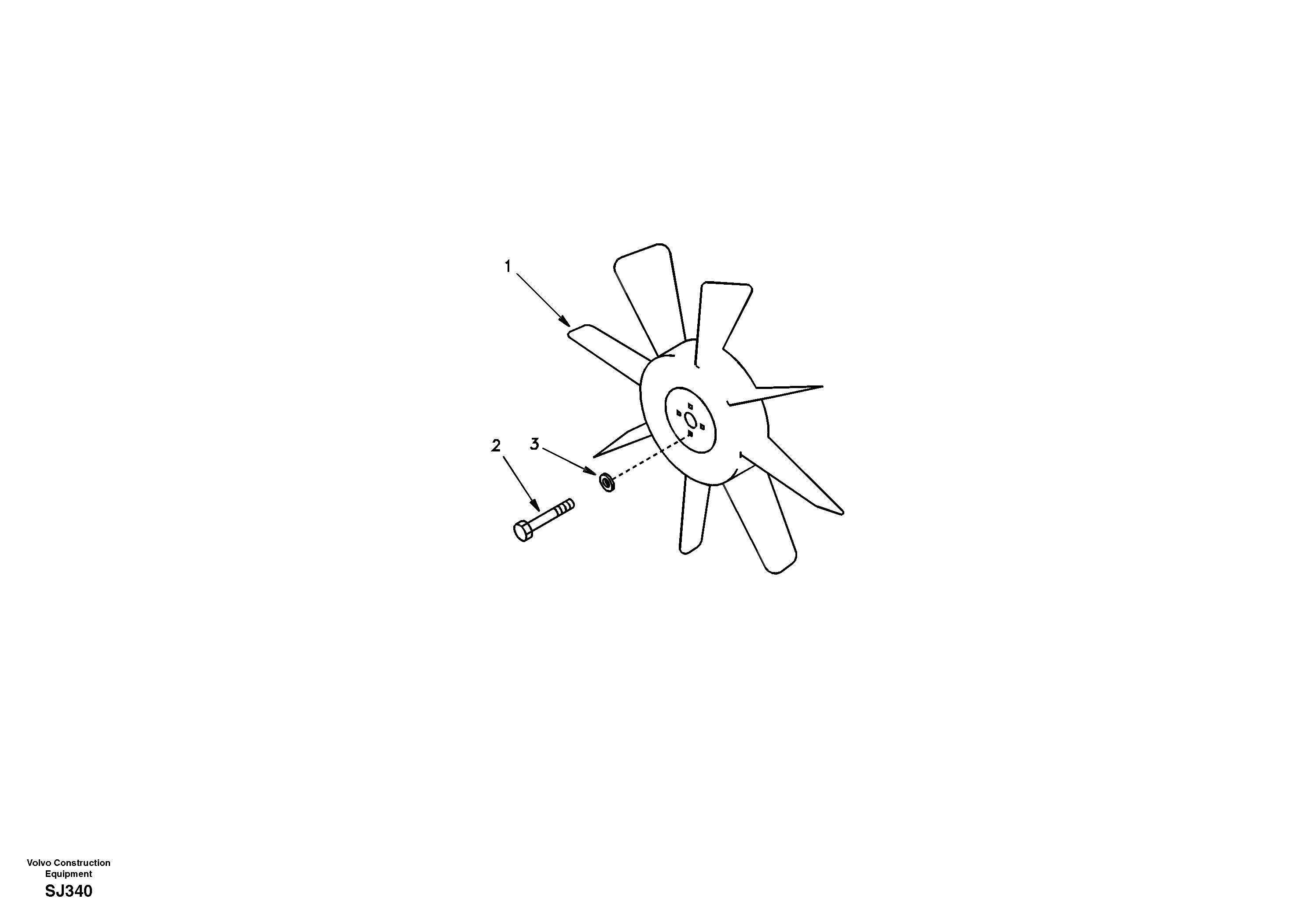 Fan drive  EK04H002 USA,STD EK04H001 EUROPE,STD — volvo parts diagram