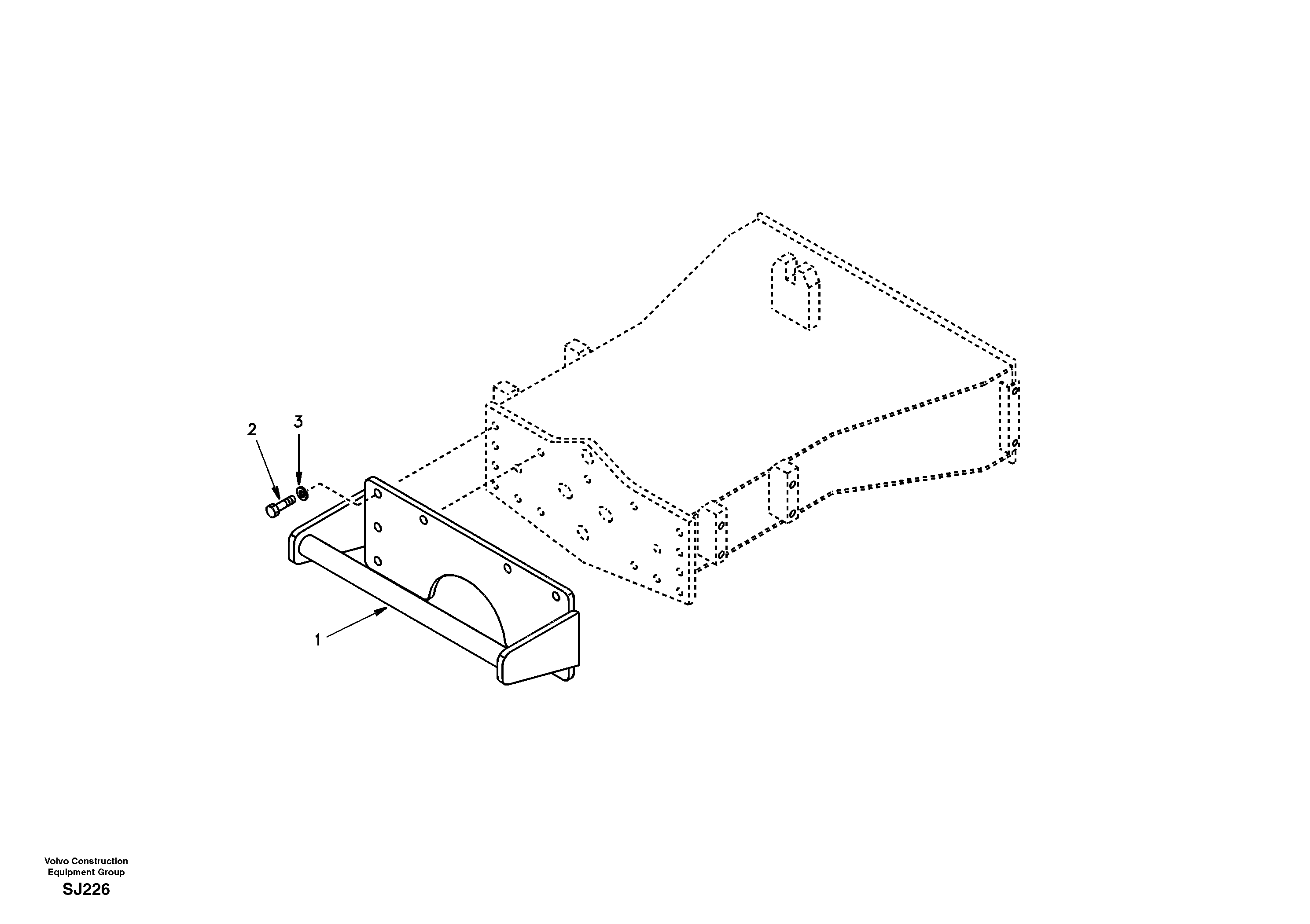 Clamshell rest — volvo parts diagram