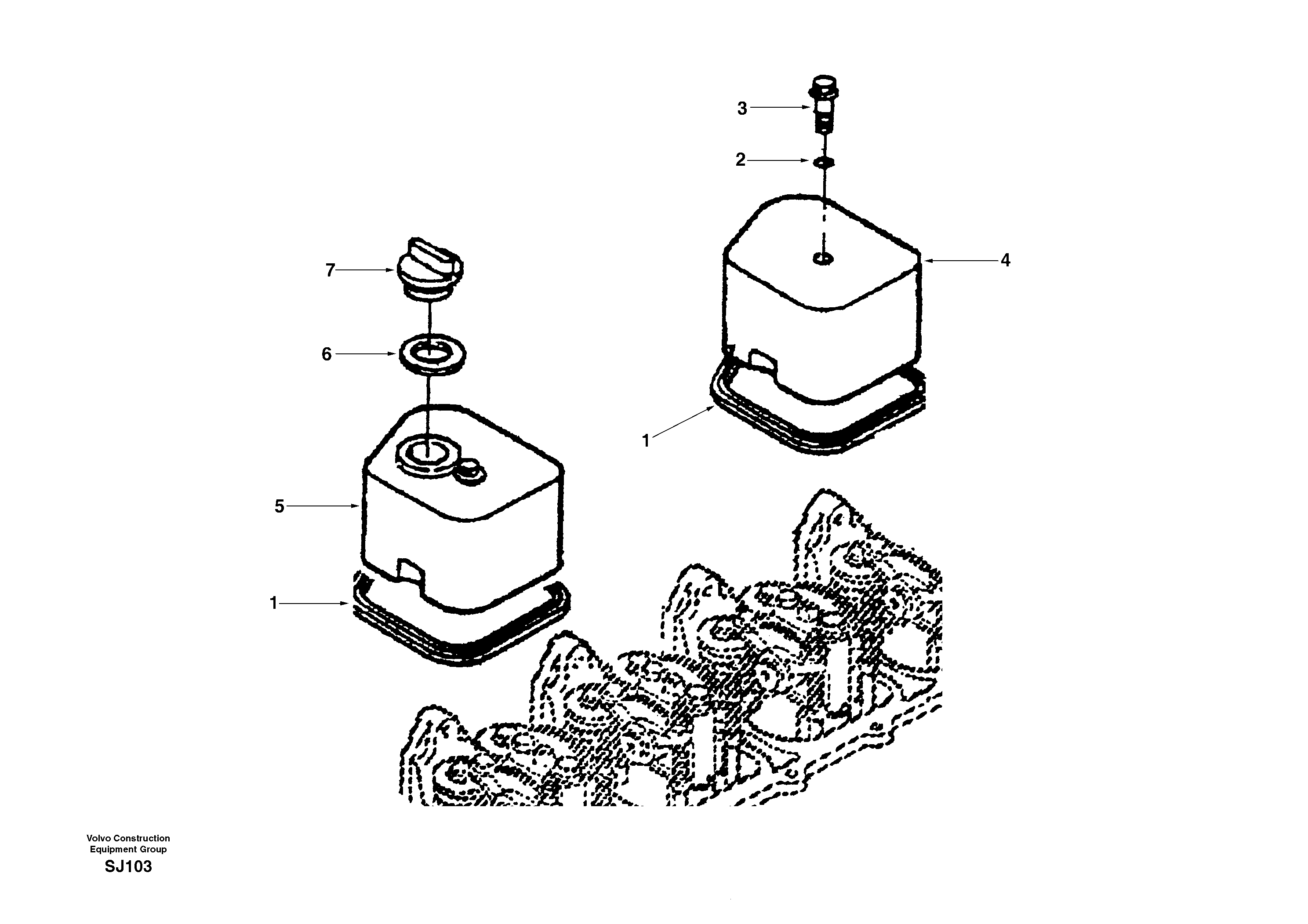 Valve cover — volvo parts diagram