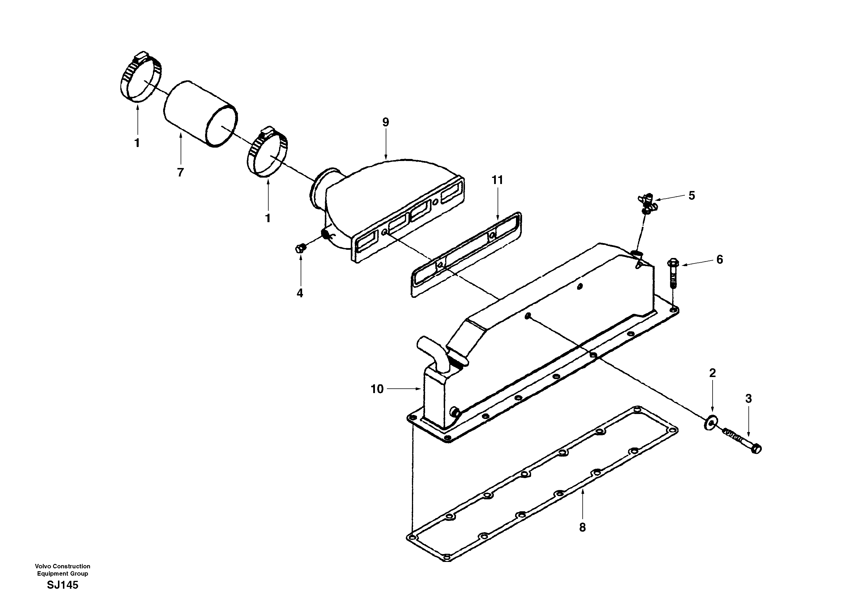 Intercooler — volvo parts diagram