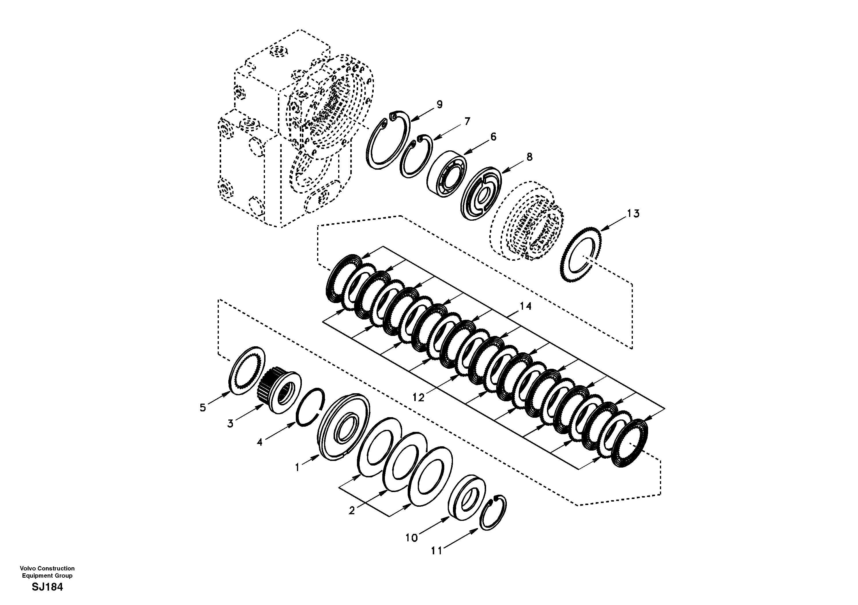 Coupling — volvo parts diagram