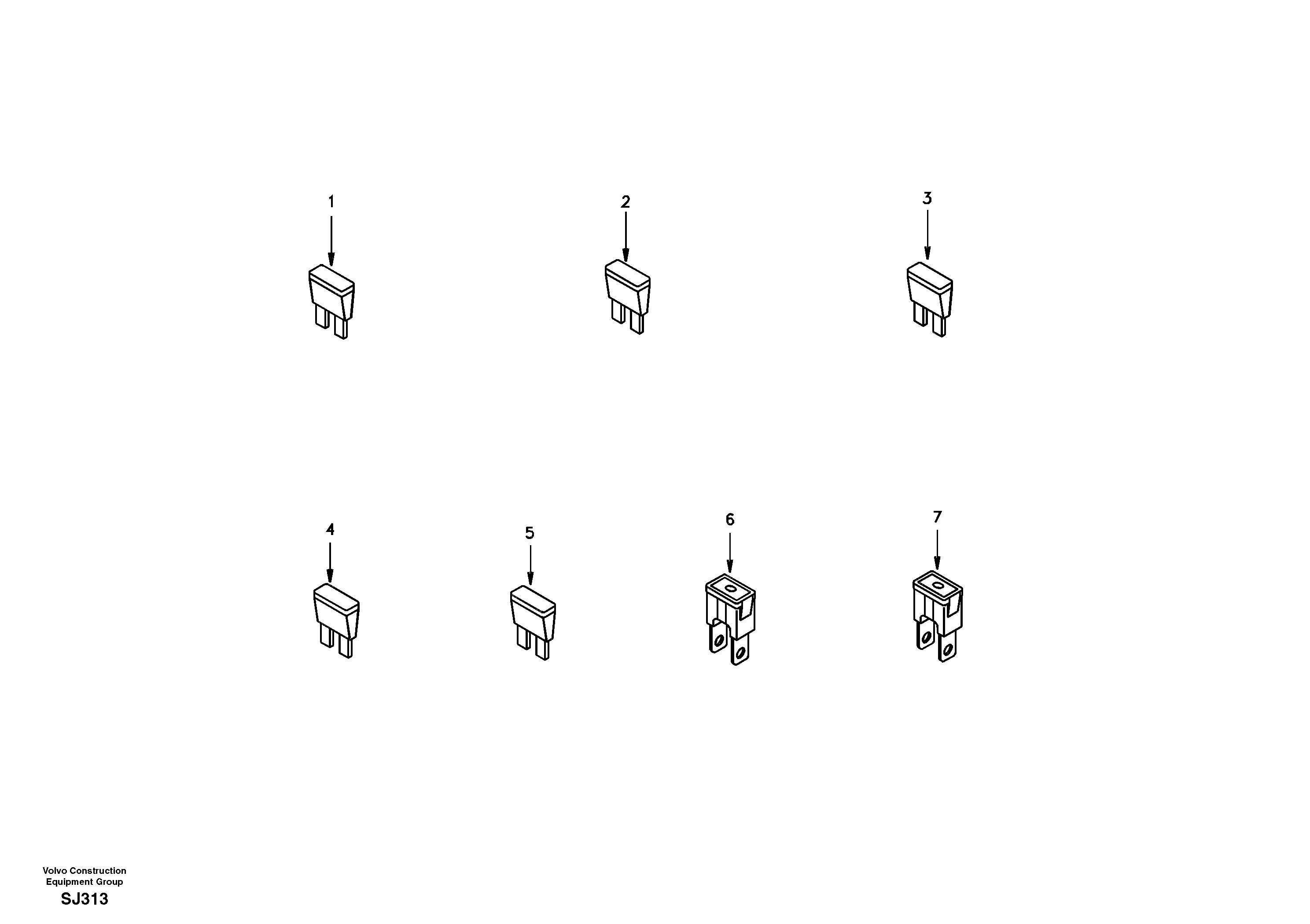 Spare parts kit — volvo parts diagram