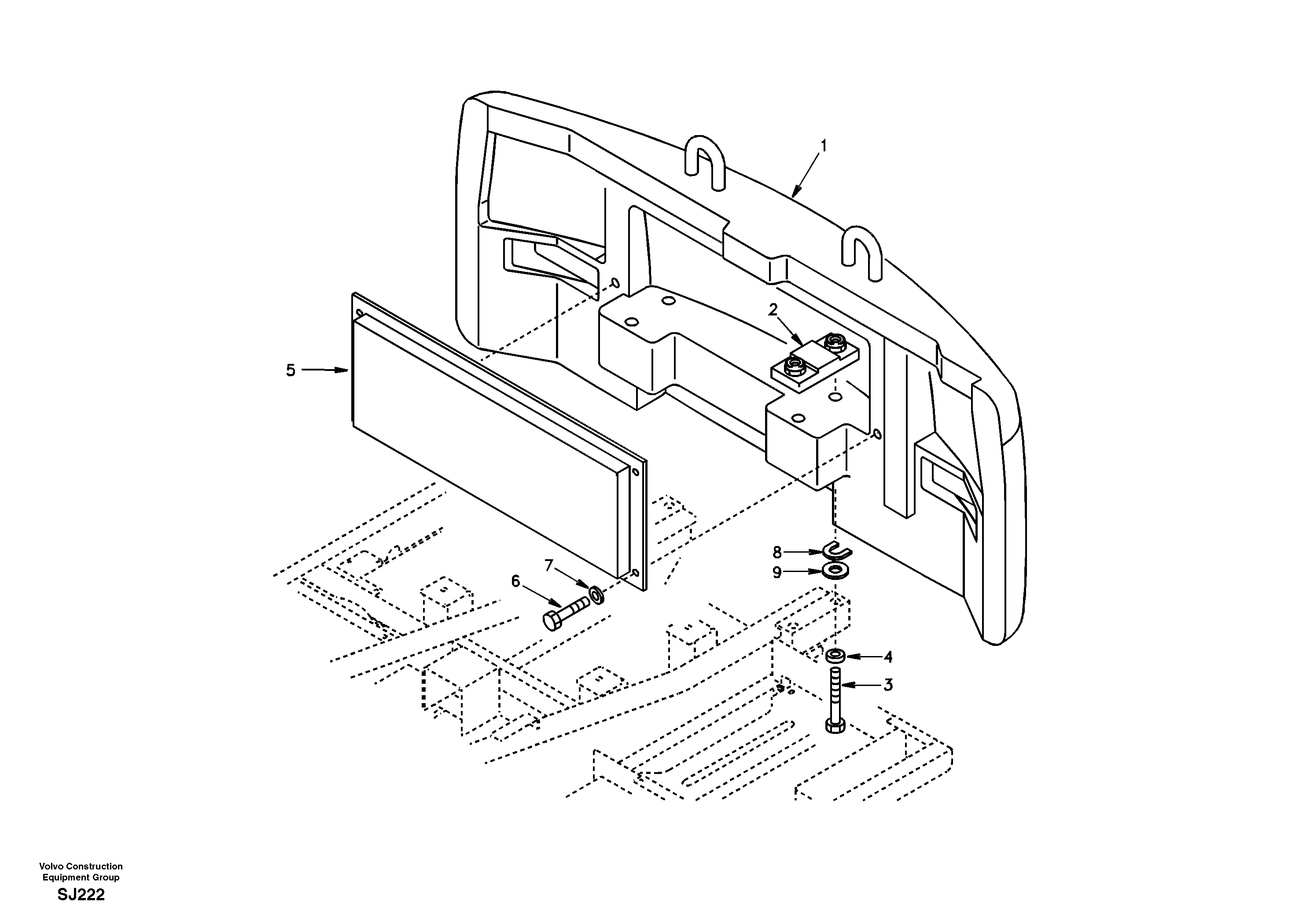 Counterweights — volvo parts diagram