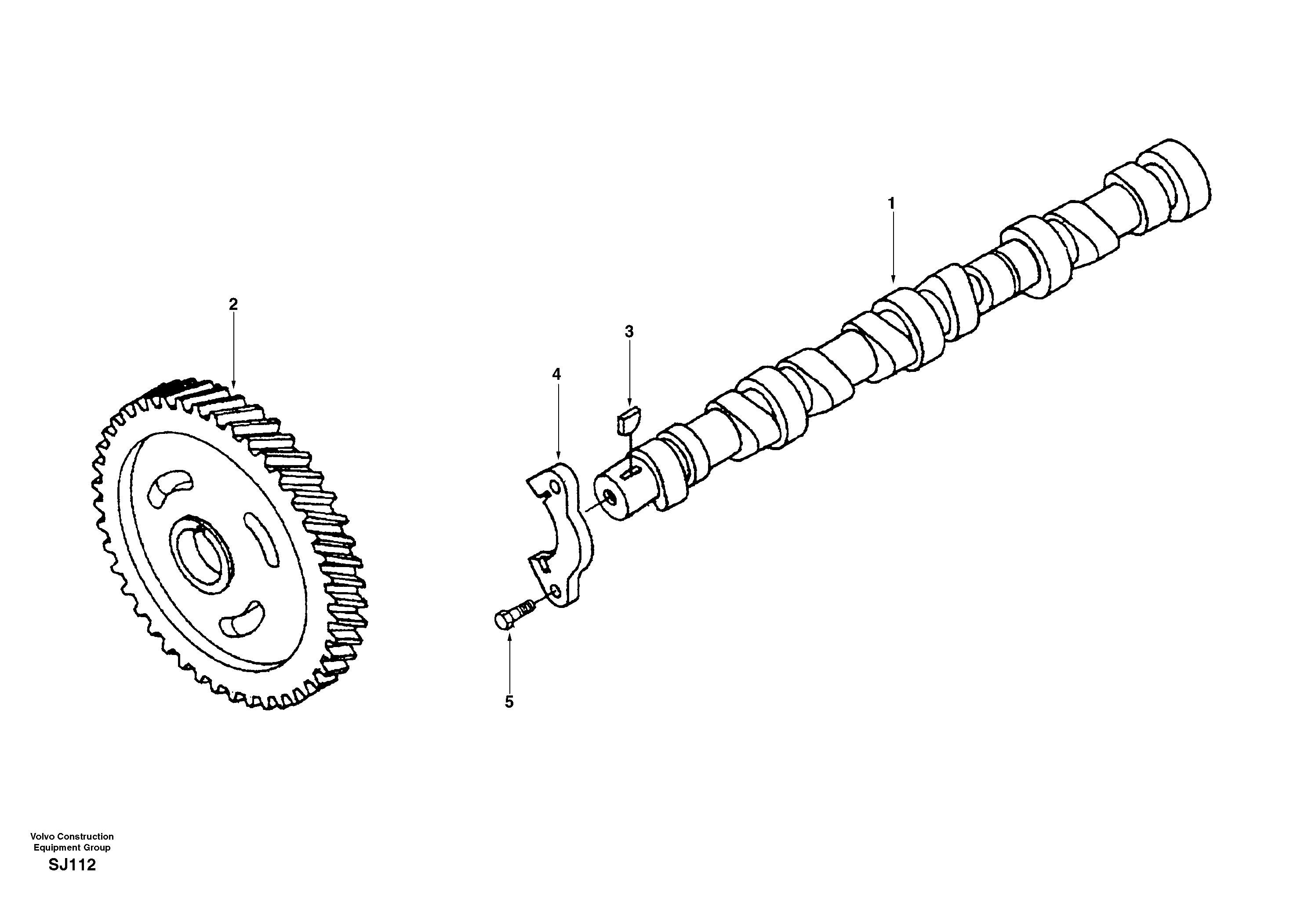 Camshaft — volvo parts diagram