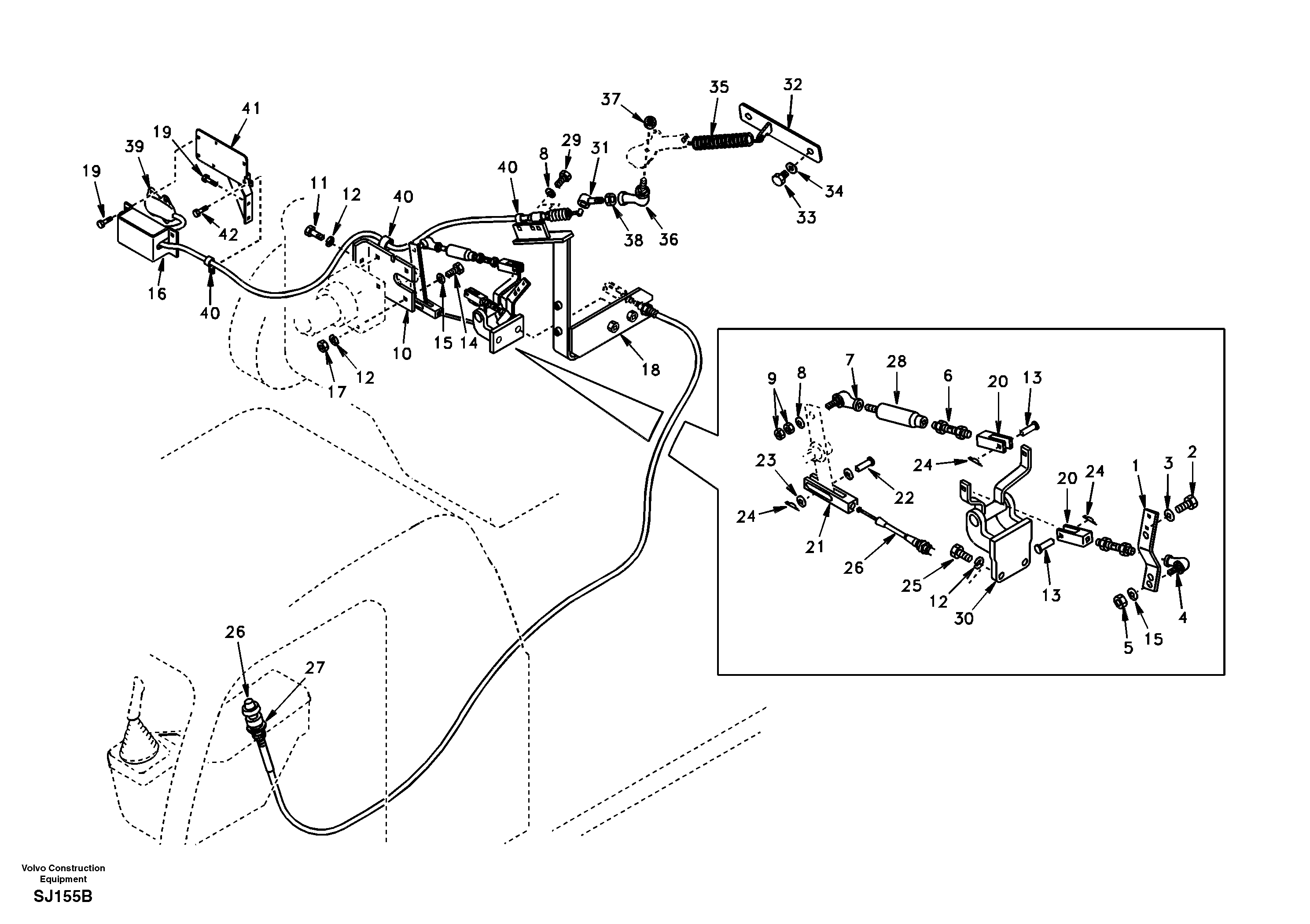Speed control — volvo parts diagram