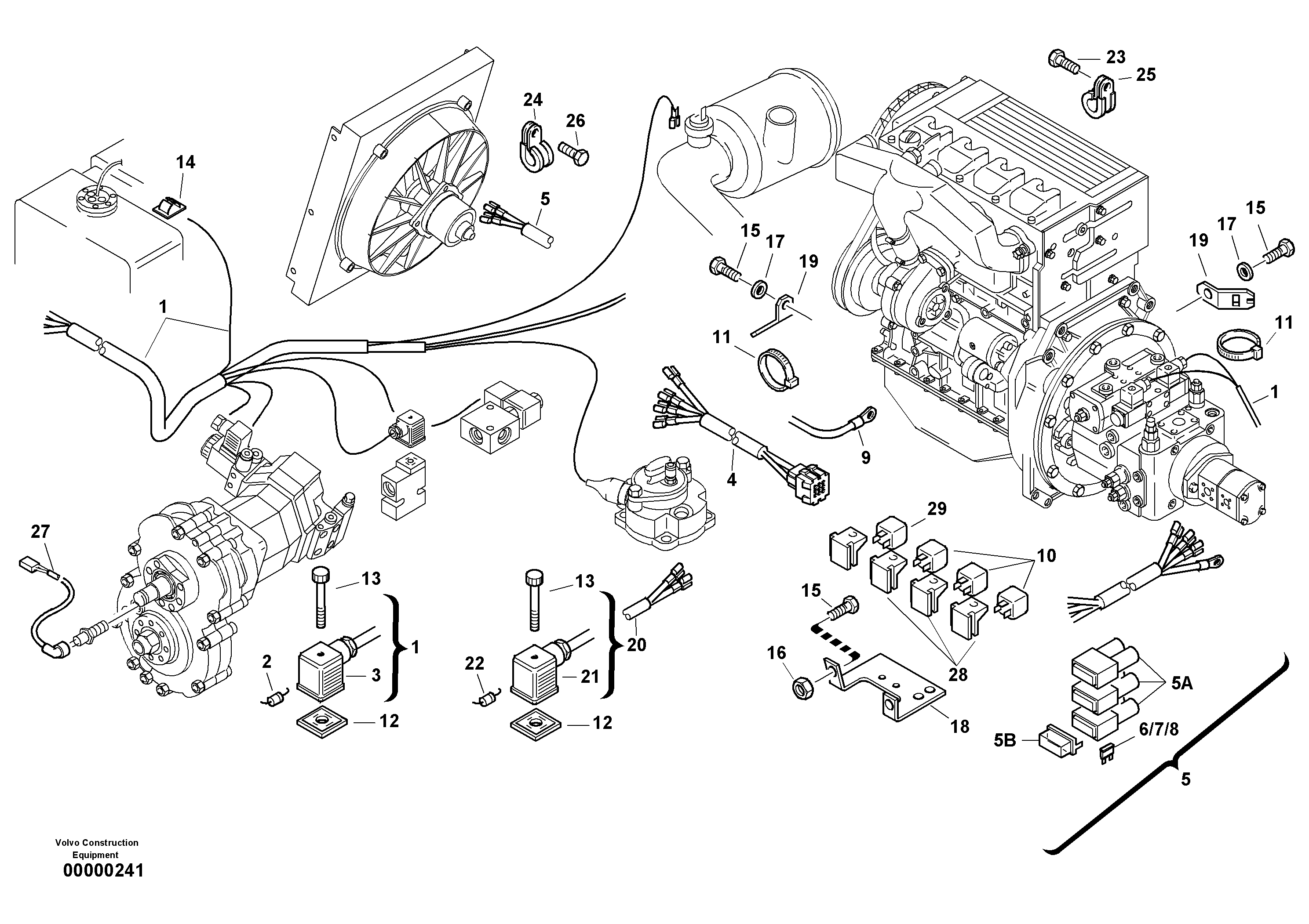 Electric installation — volvo parts diagram