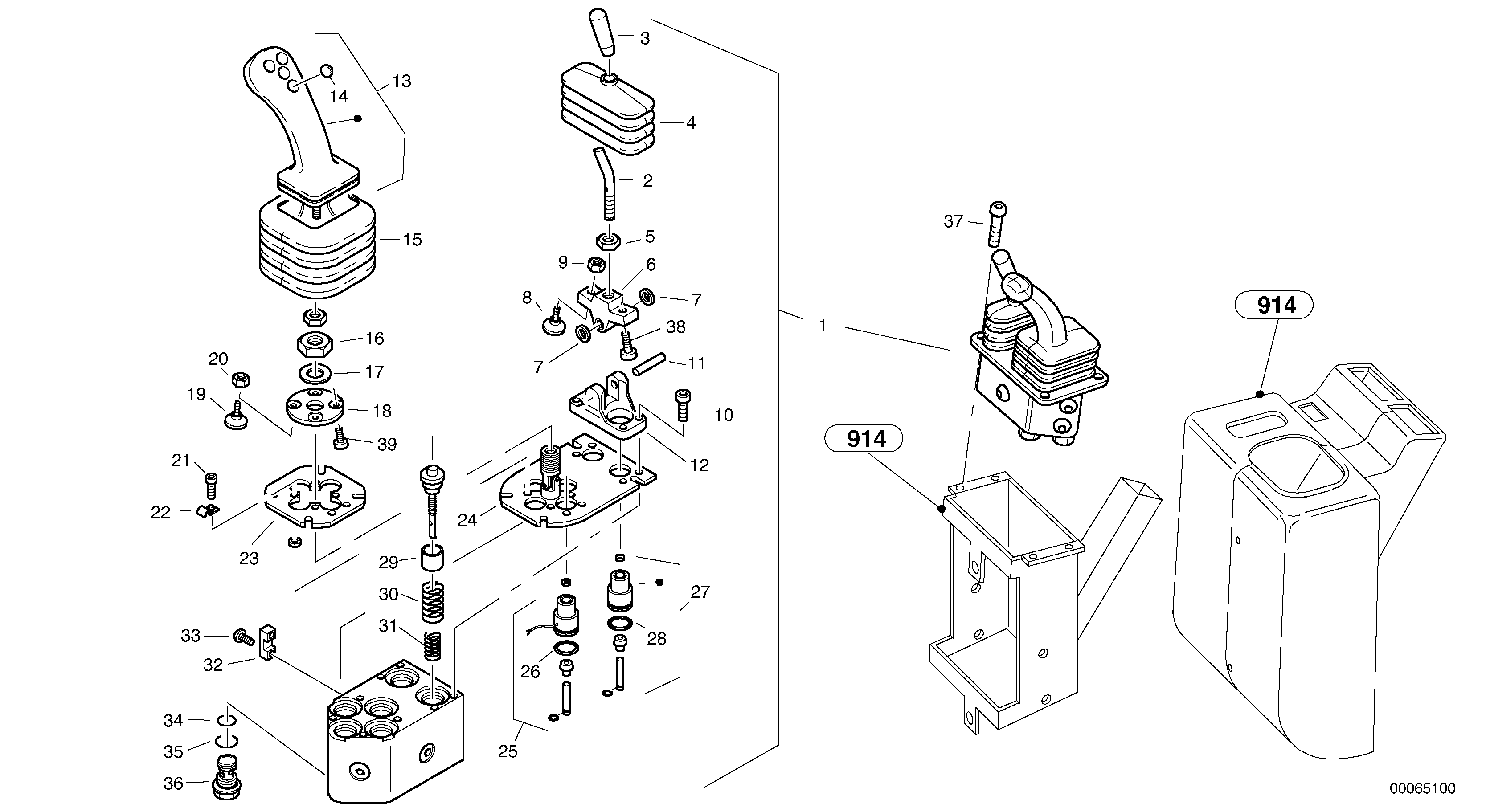 Servo control valve — volvo parts diagram