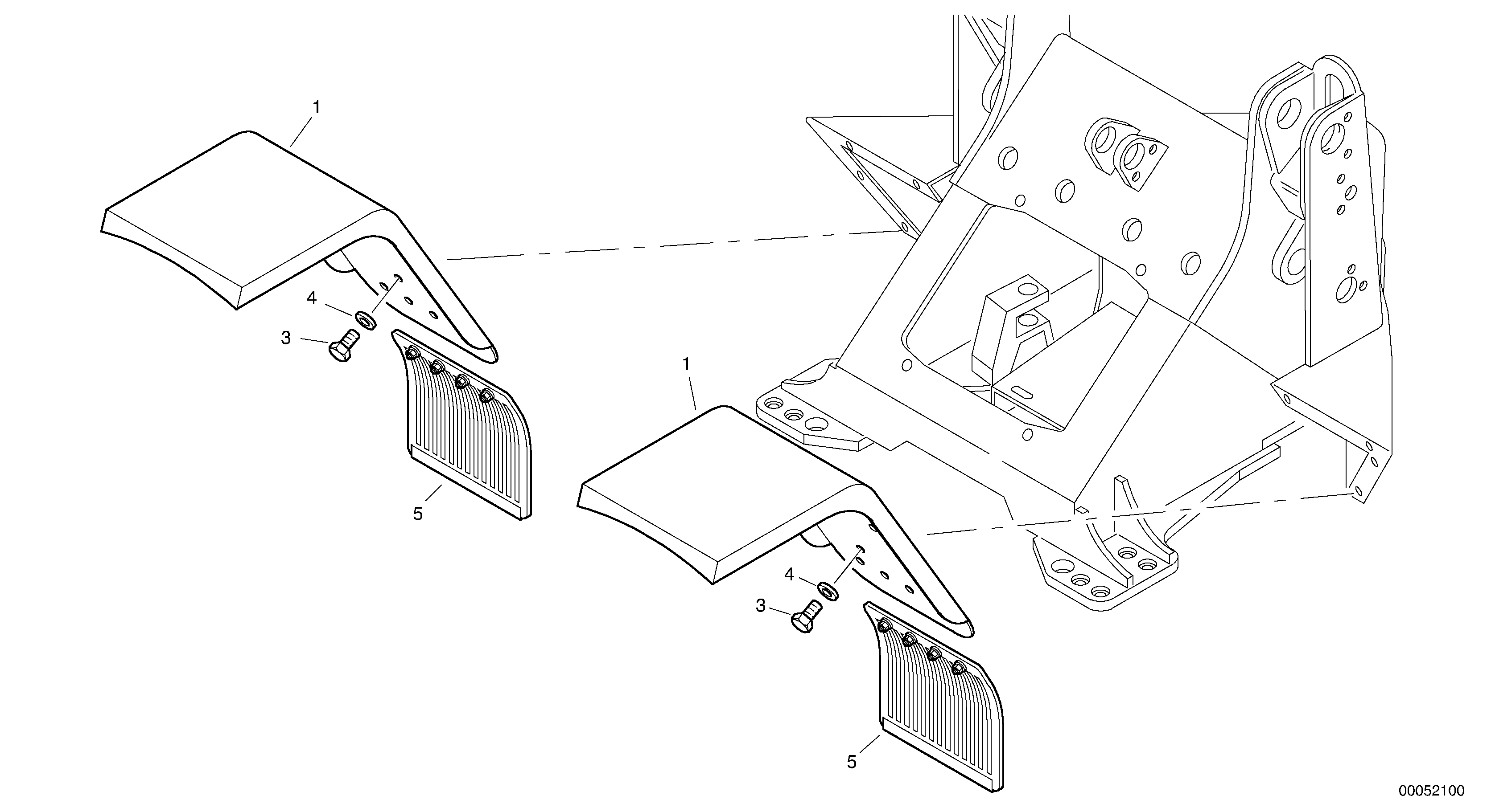 Front mudguard — volvo parts diagram