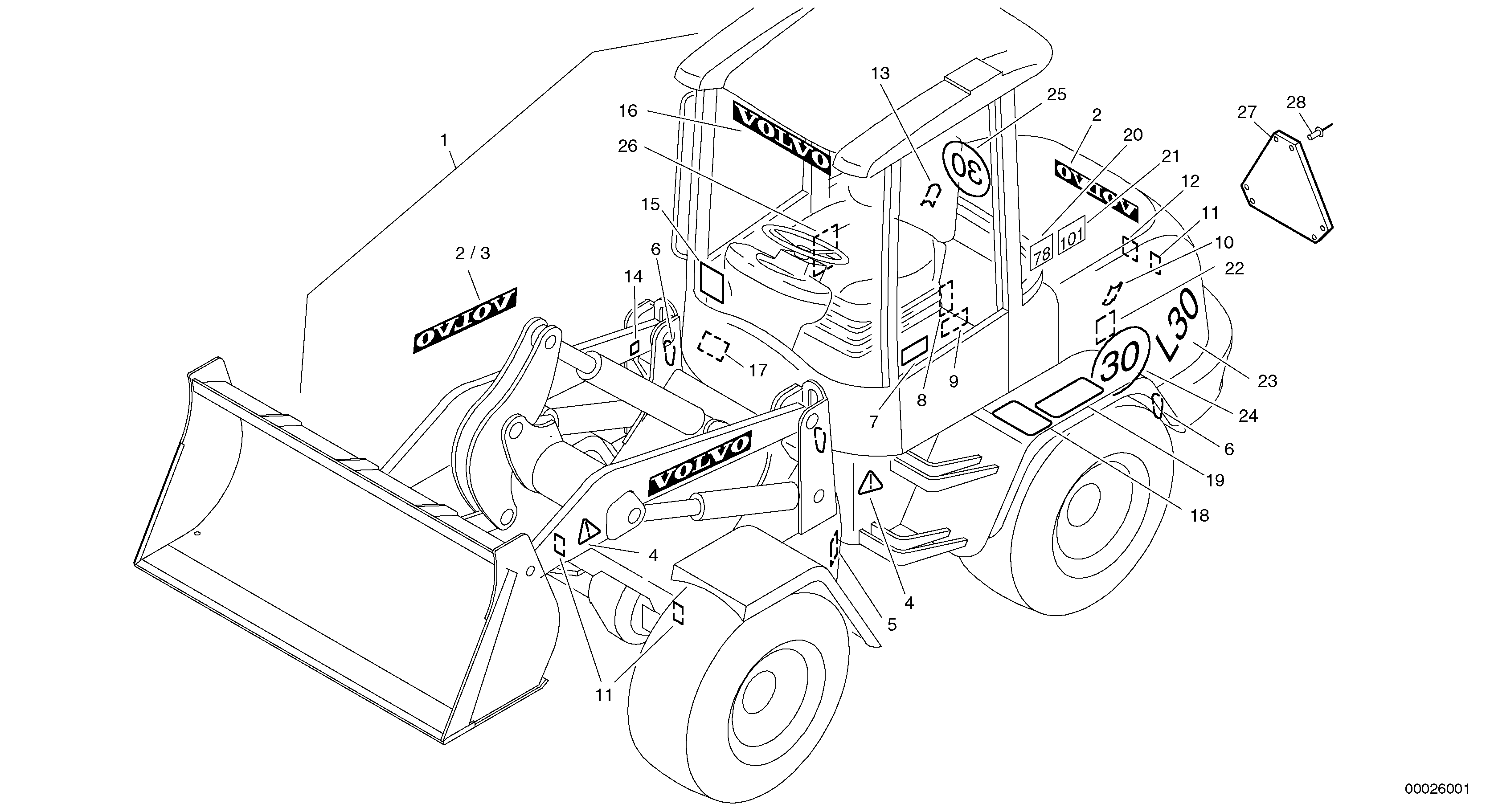 Plates — volvo parts diagram