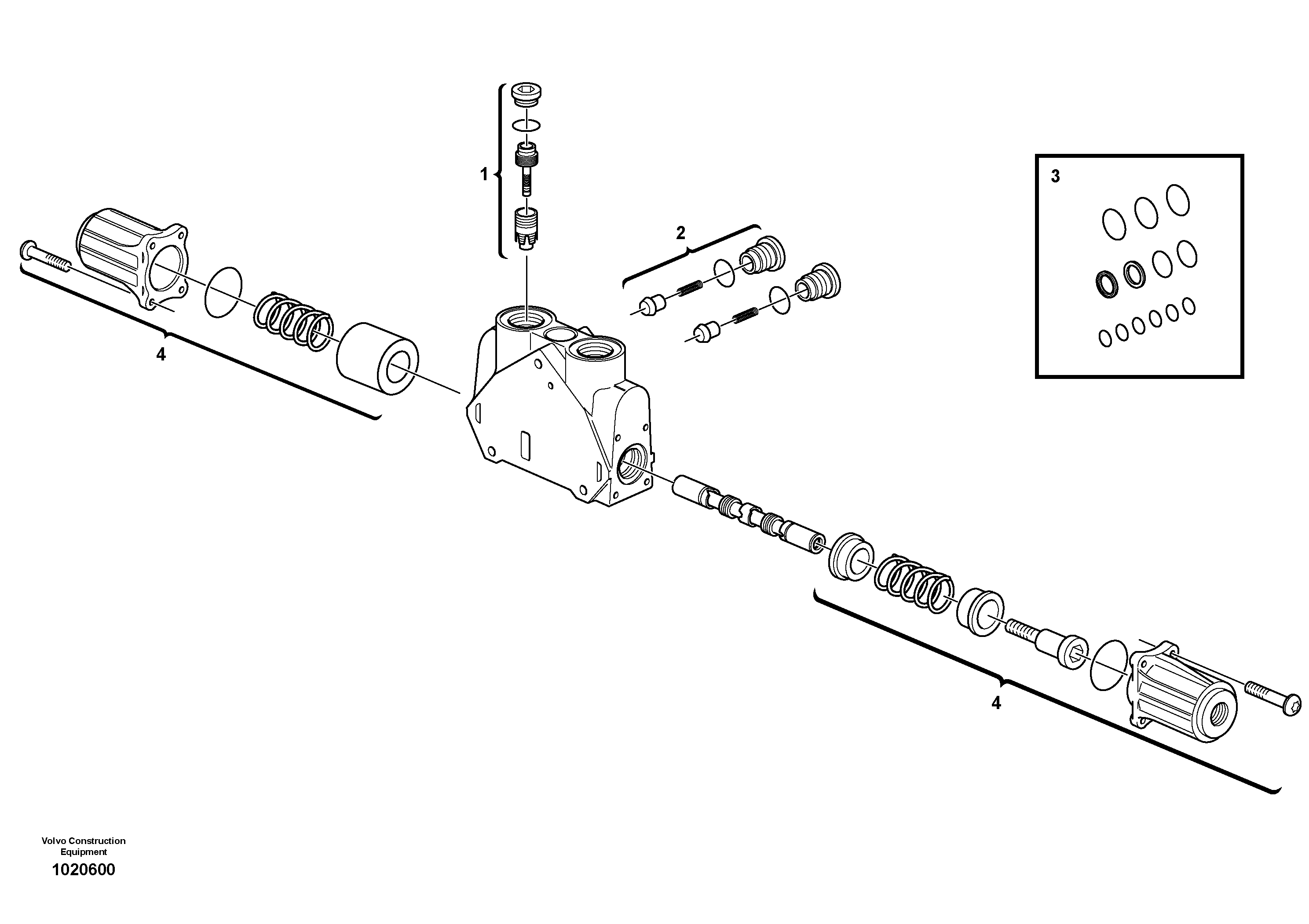 Valve section — volvo parts diagram