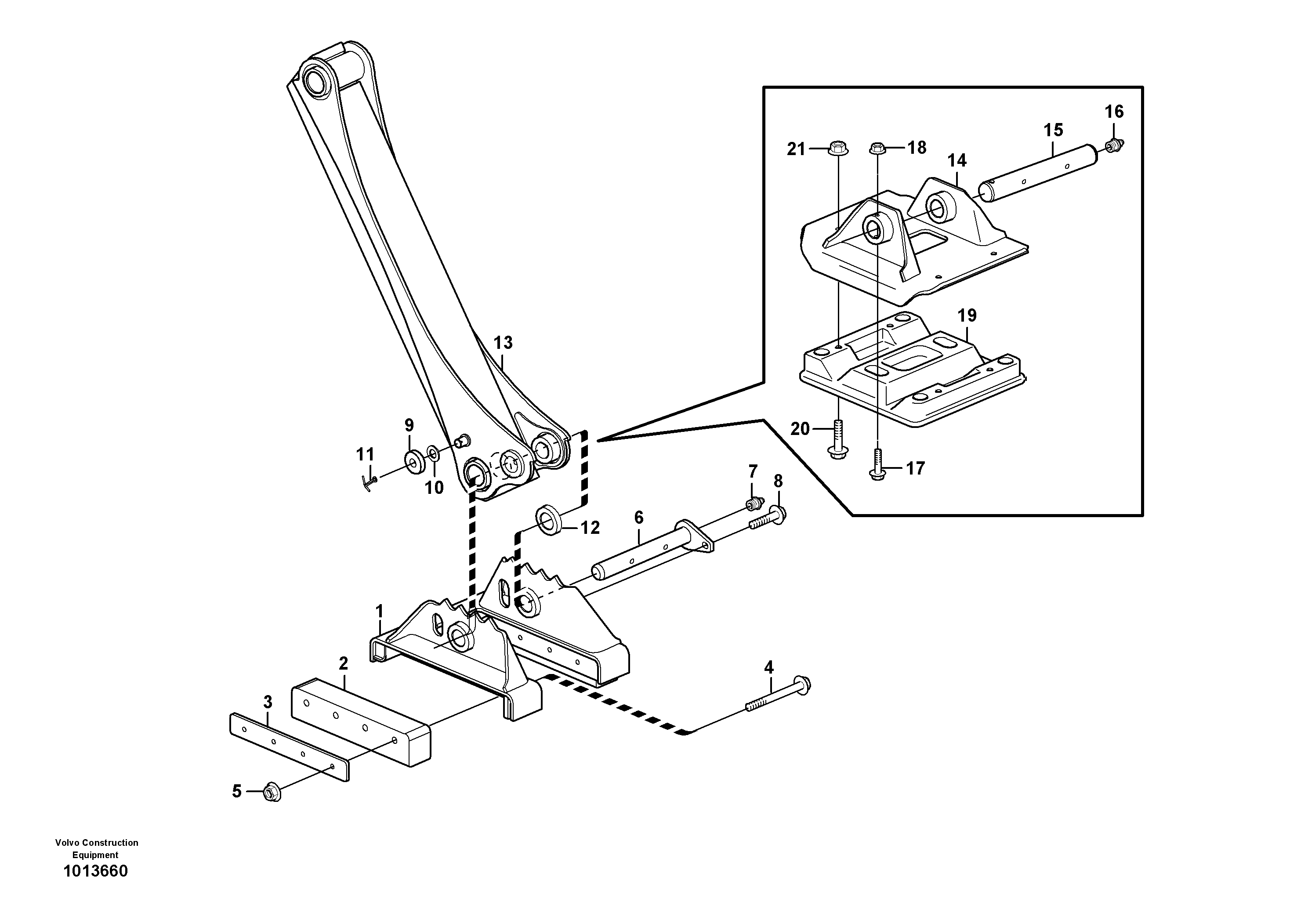 Foot plate — volvo parts diagram