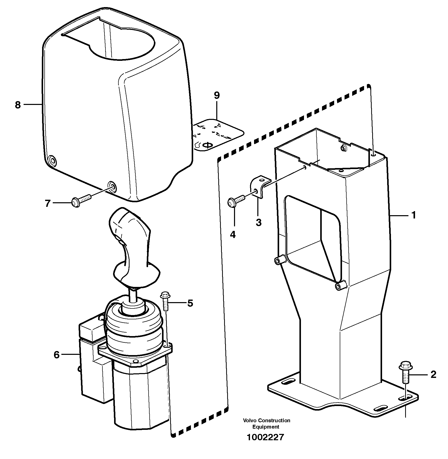 Cover for servo valves  11880002 — volvo parts diagram