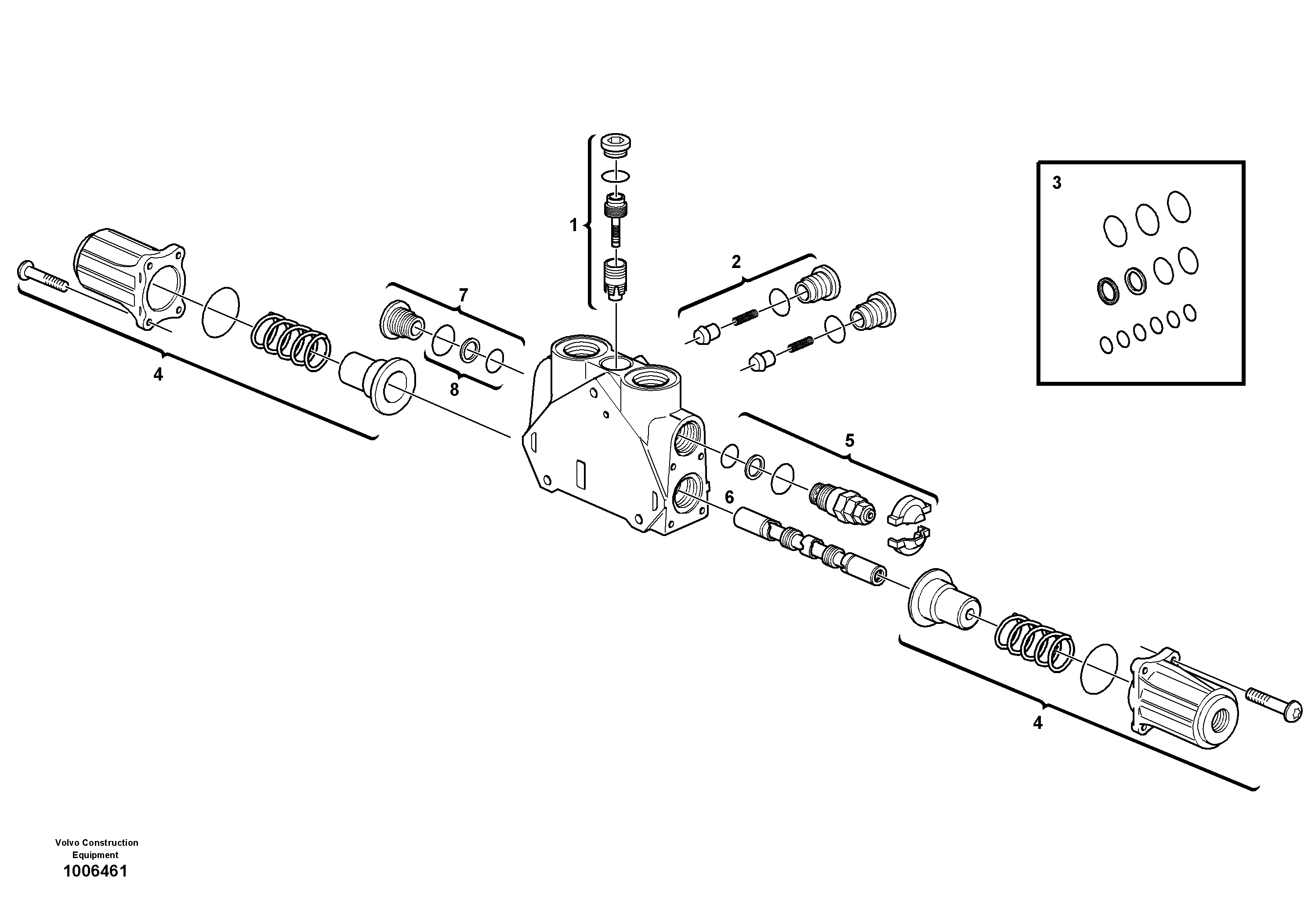 Valve section — volvo parts diagram