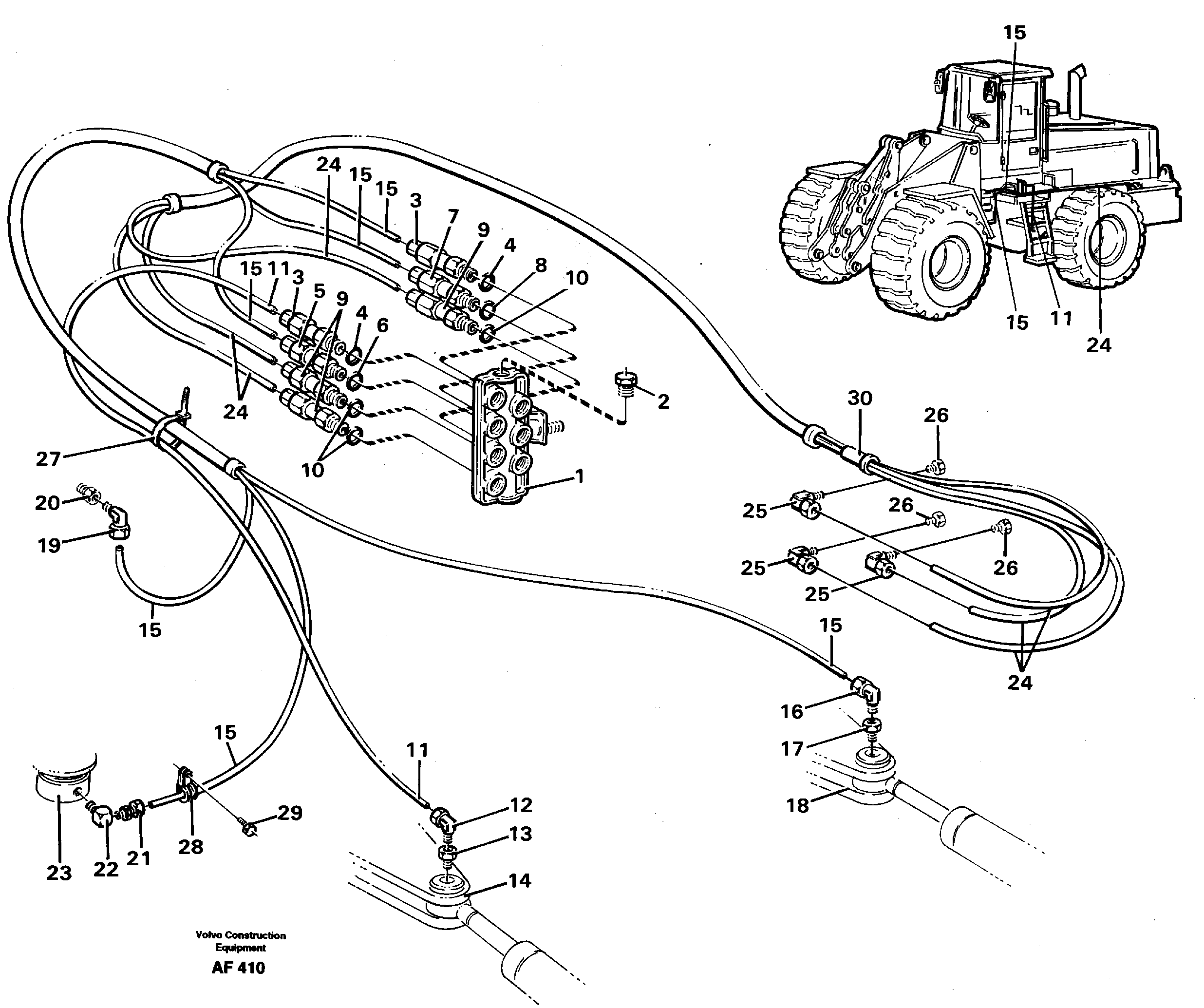 Distribution block, B.  92737 — volvo parts diagram