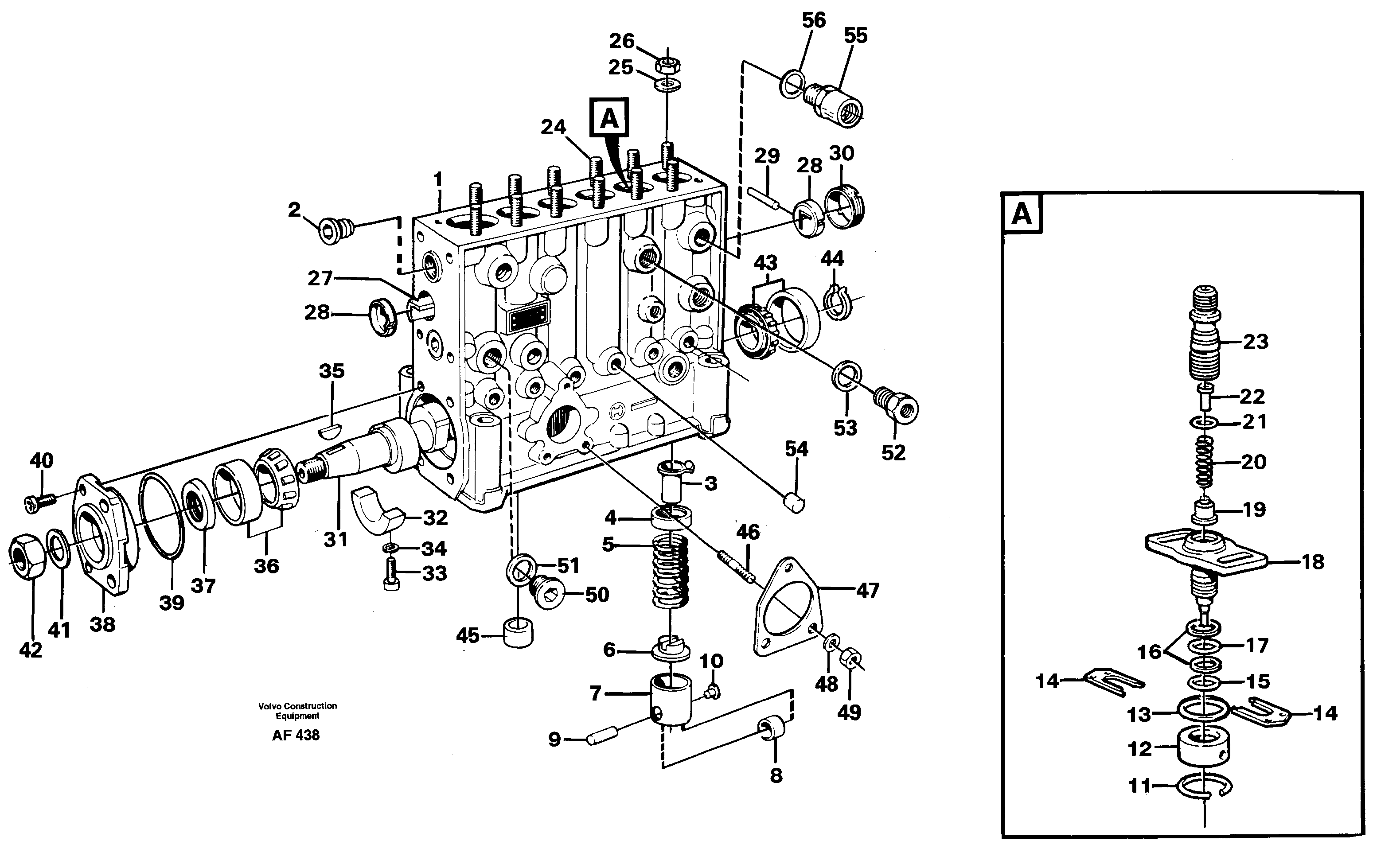 Injection pump.  TD 103 KCE ENG 290223 - — volvo parts diagram