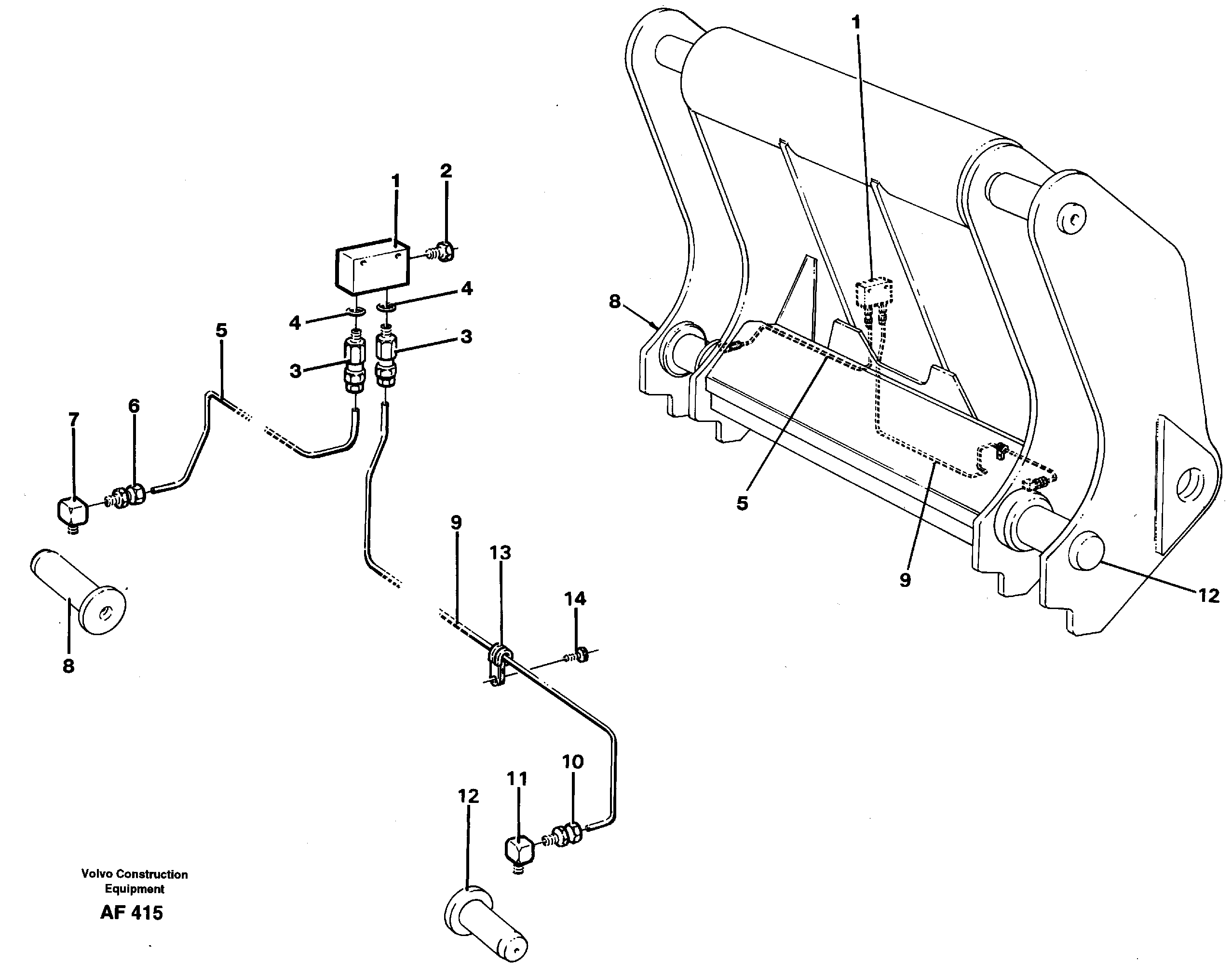 Distribution block, G.  92739 — volvo parts diagram