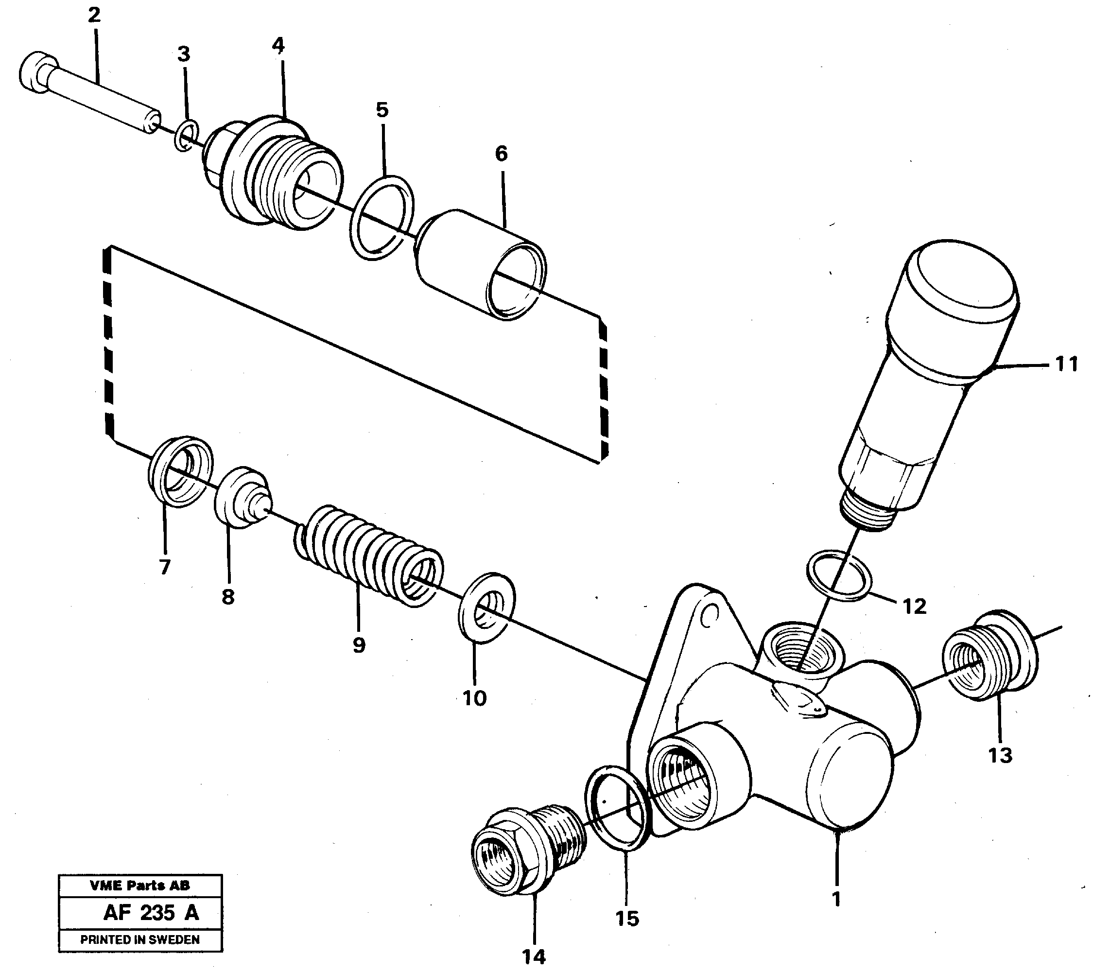 Feed pump — volvo parts diagram
