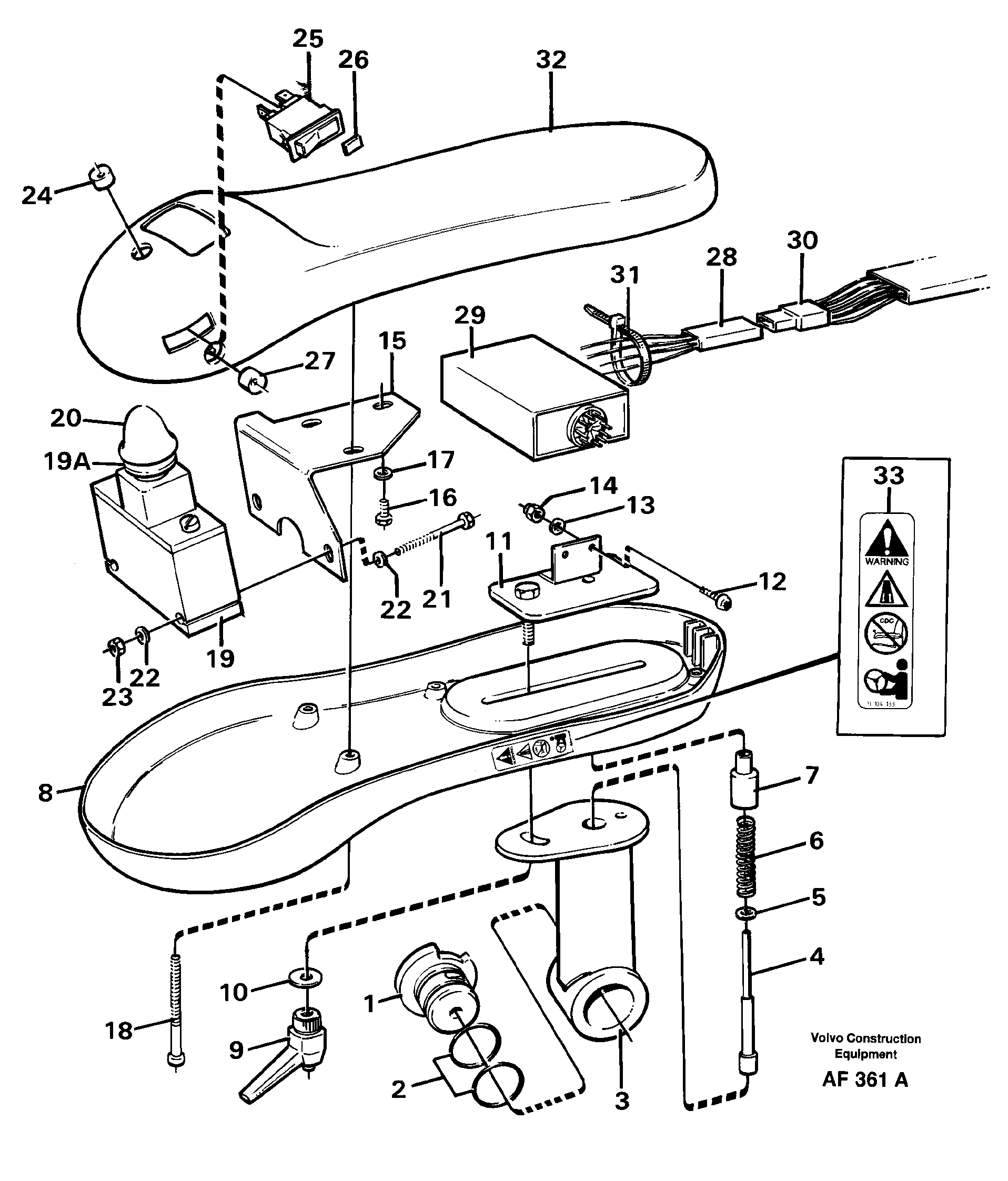 Arm rest. 94602 — volvo parts diagram