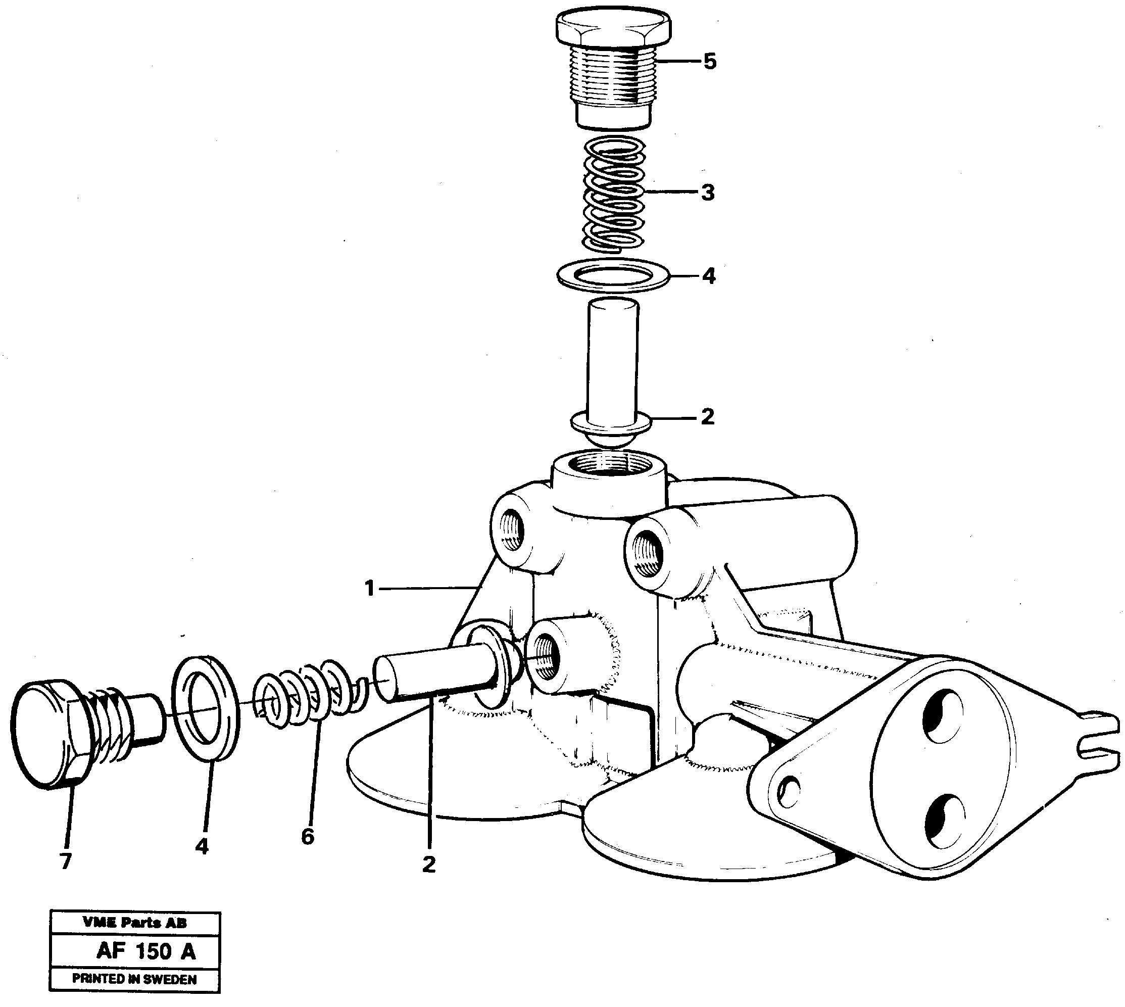 Filter housing — volvo parts diagram