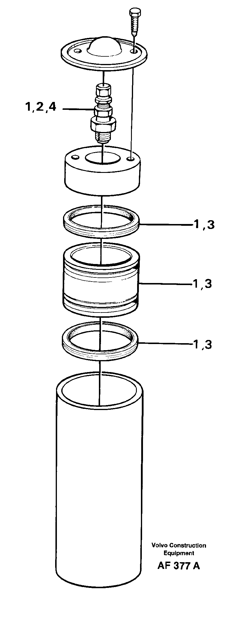 Accumulator.  91871,   94601 — volvo parts diagram