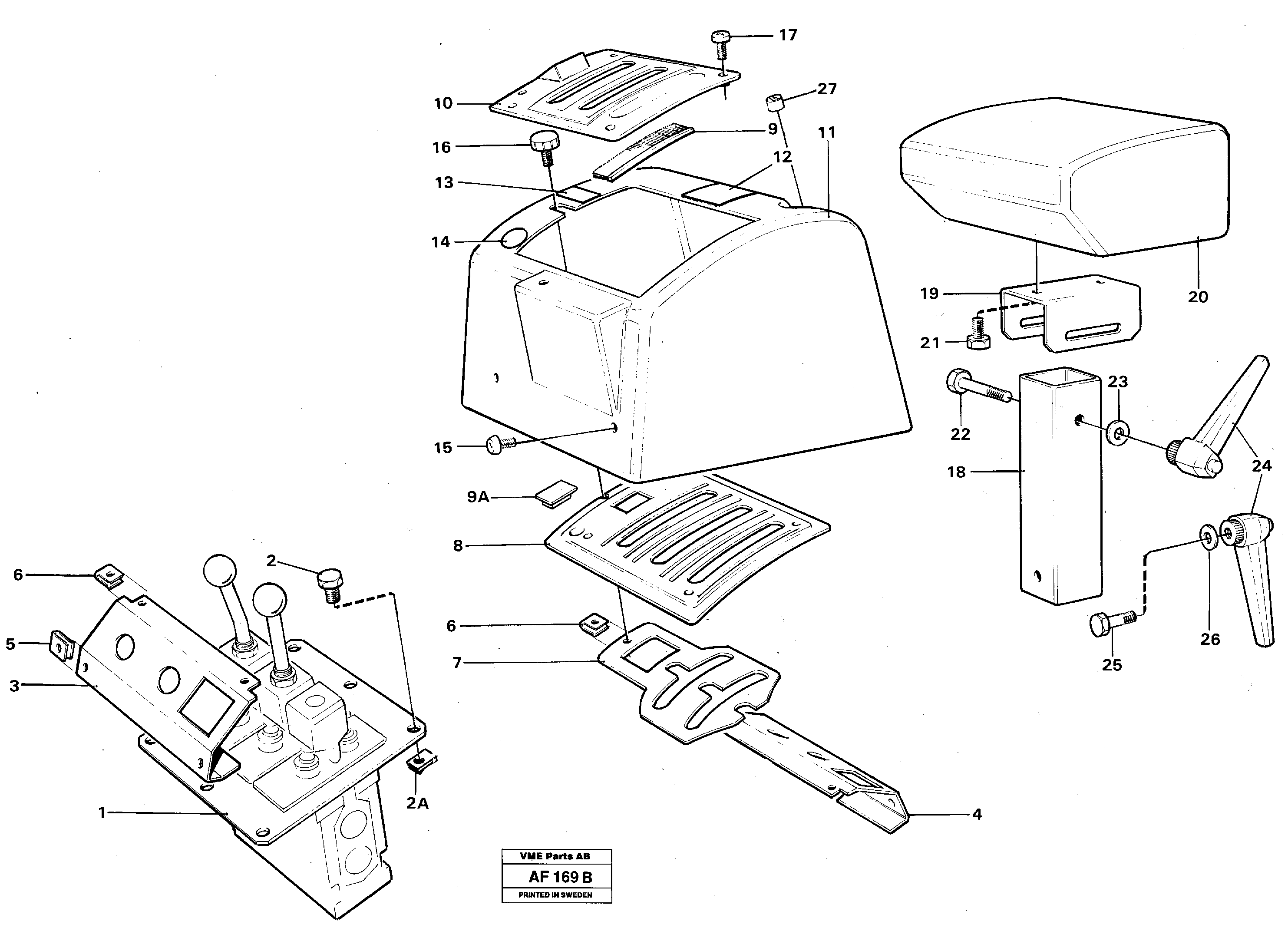 Servo valve with fitting parts — volvo parts diagram