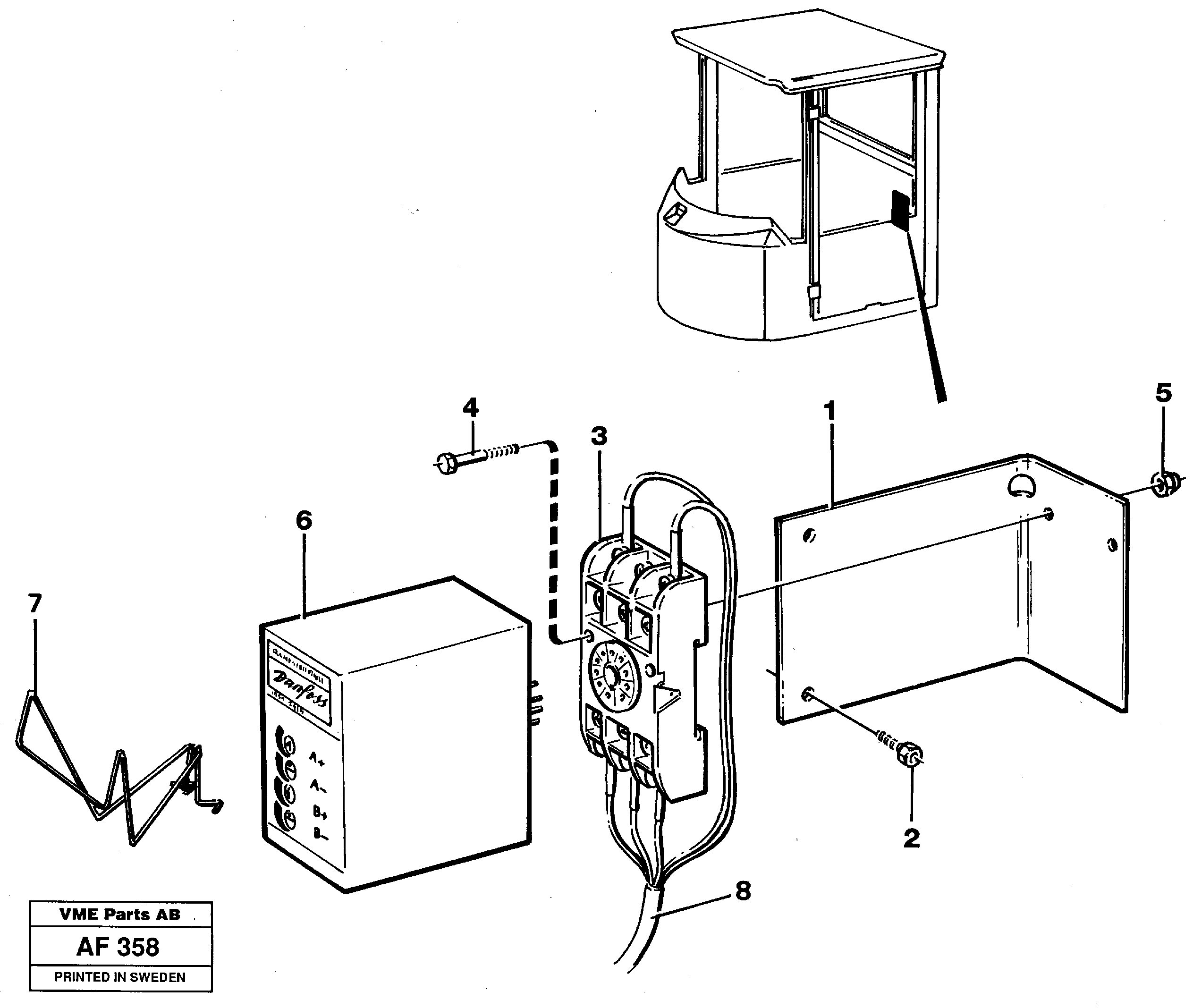 Electronic unit, CDC.  92819,   94602 — volvo parts diagram