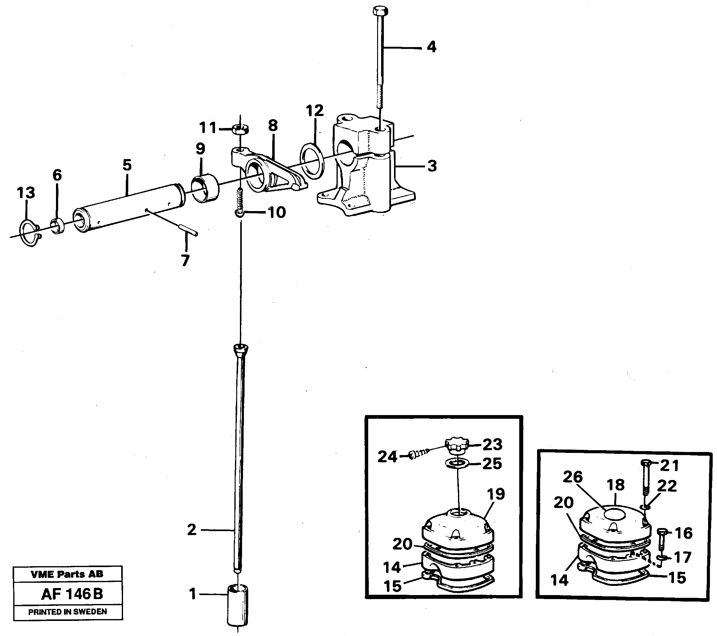 Valve mechanism — volvo parts diagram