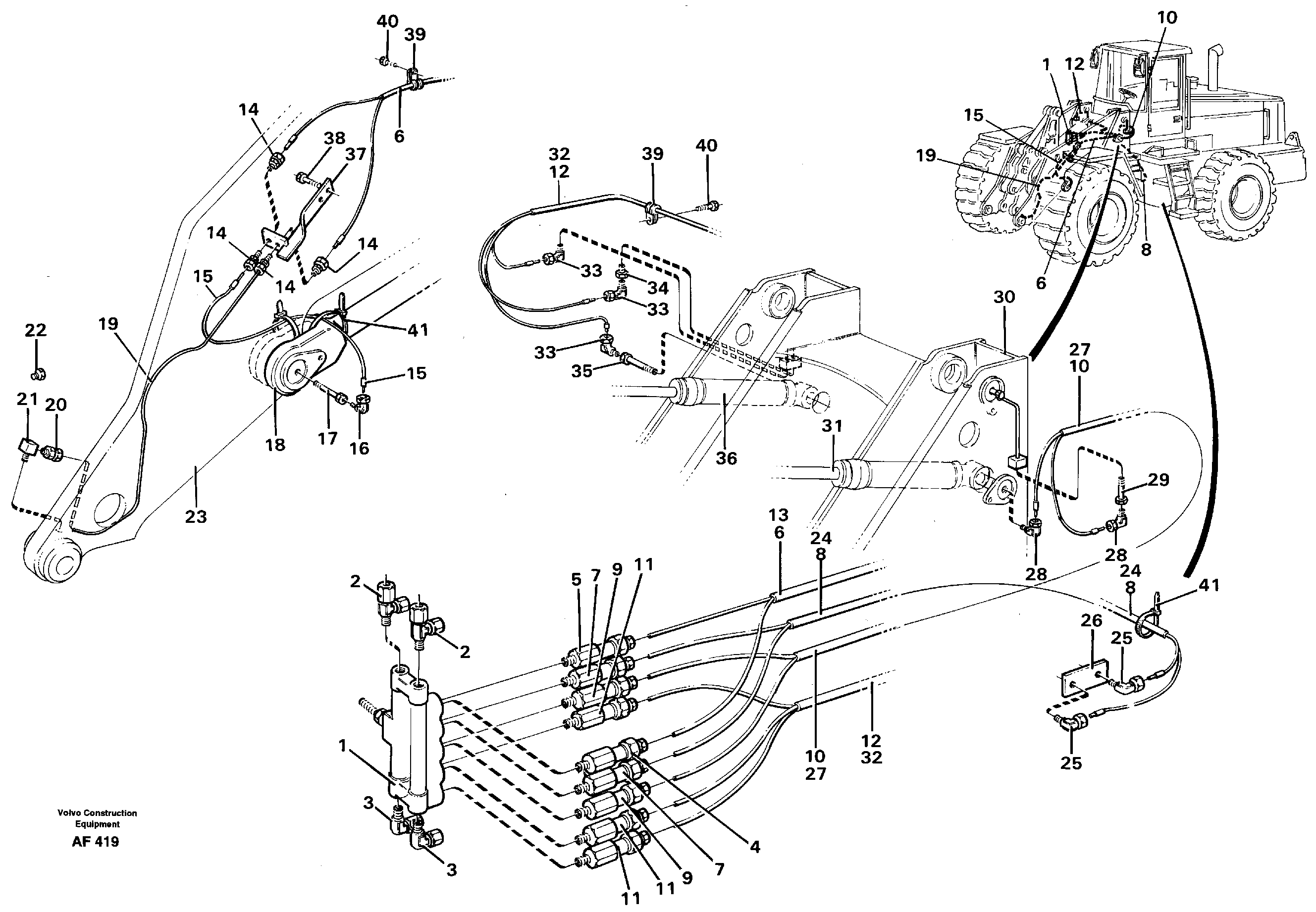 Distribution block, B2.  94803 — volvo parts diagram