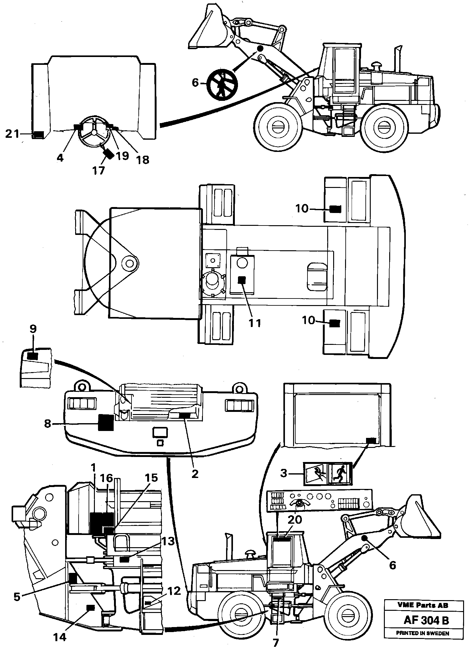 Decals USA — volvo parts diagram