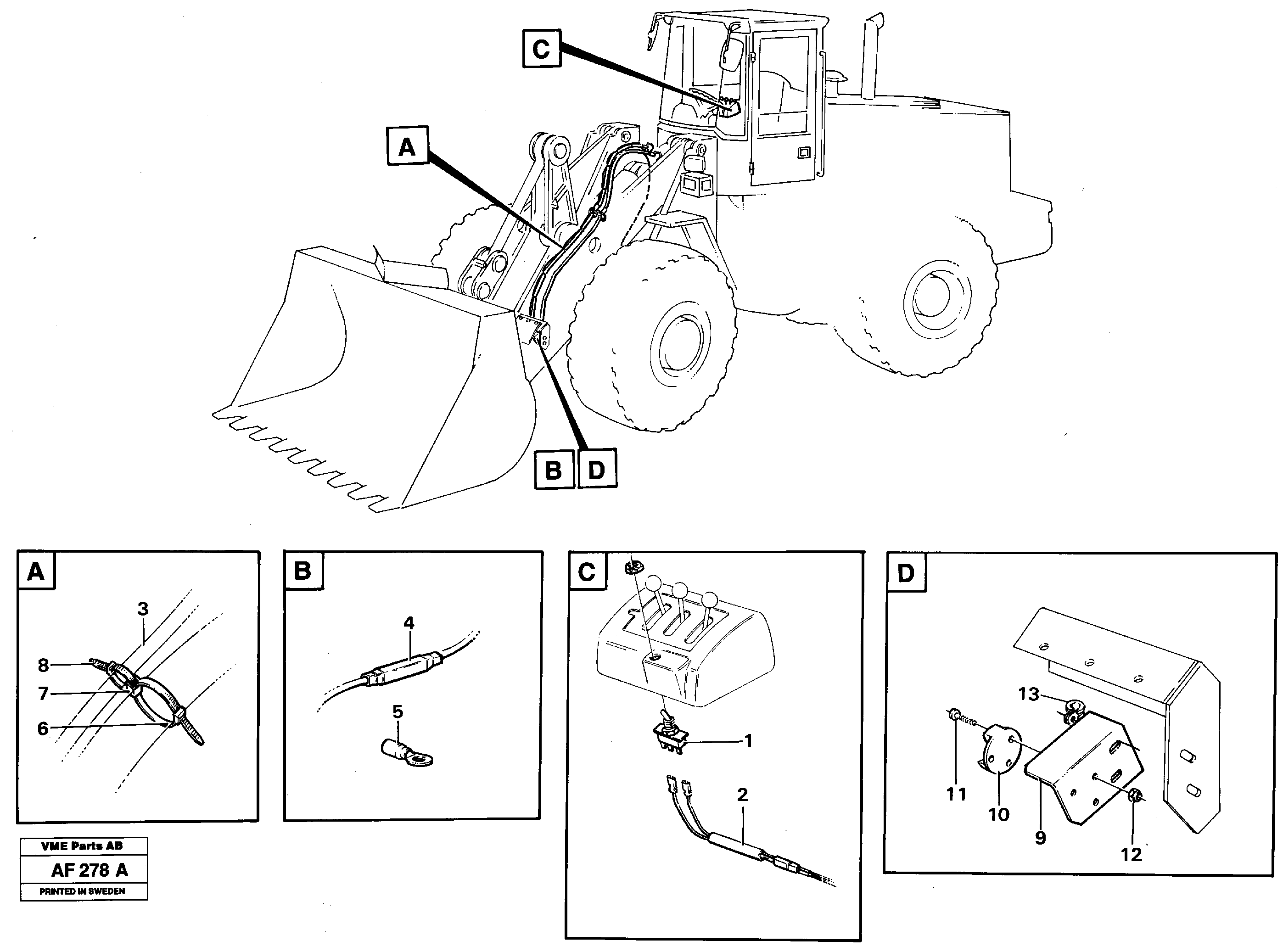 Electrical equipment, 4th function.  91974 — volvo parts diagram