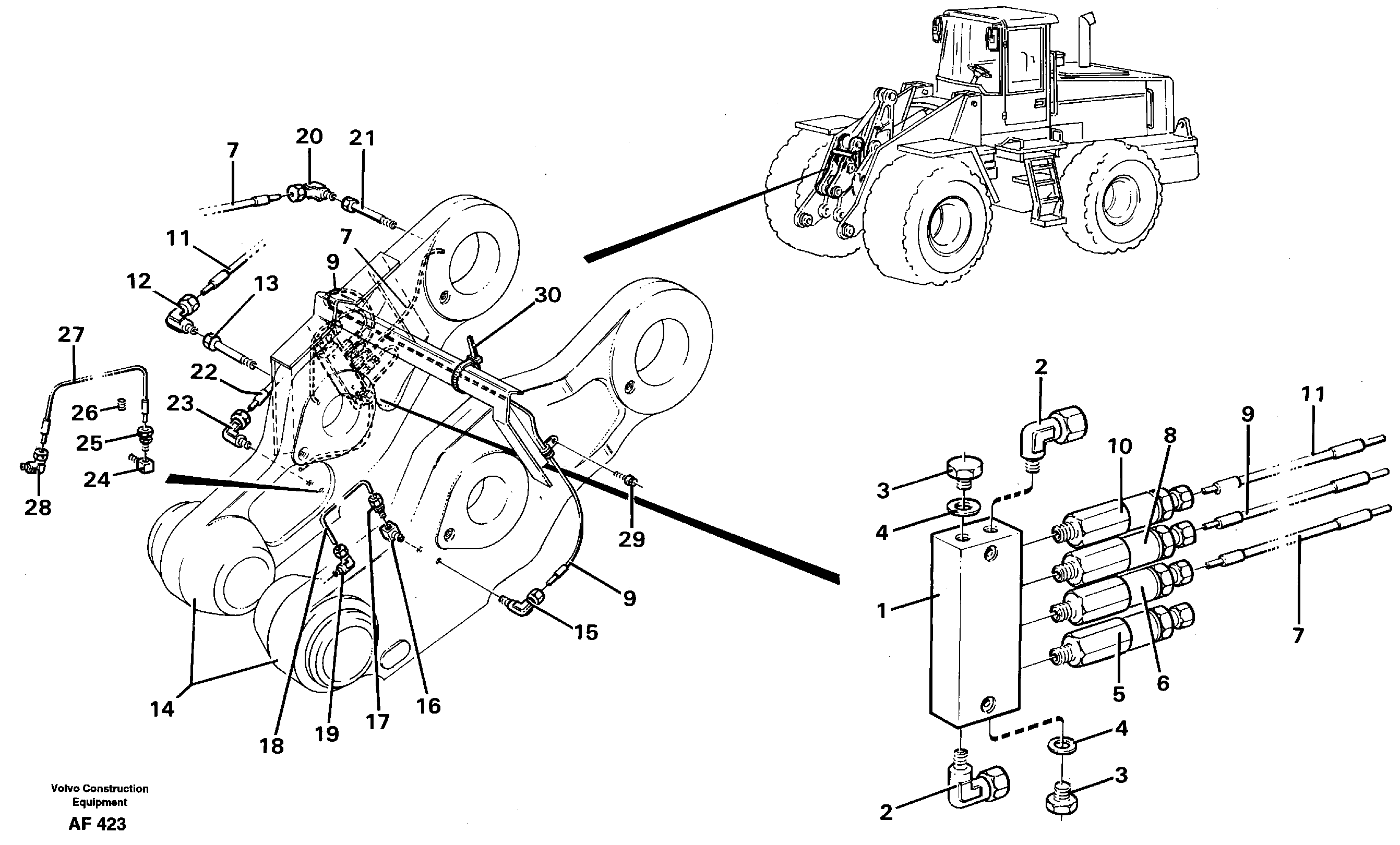 Distribution block, B5.  94803 — volvo parts diagram