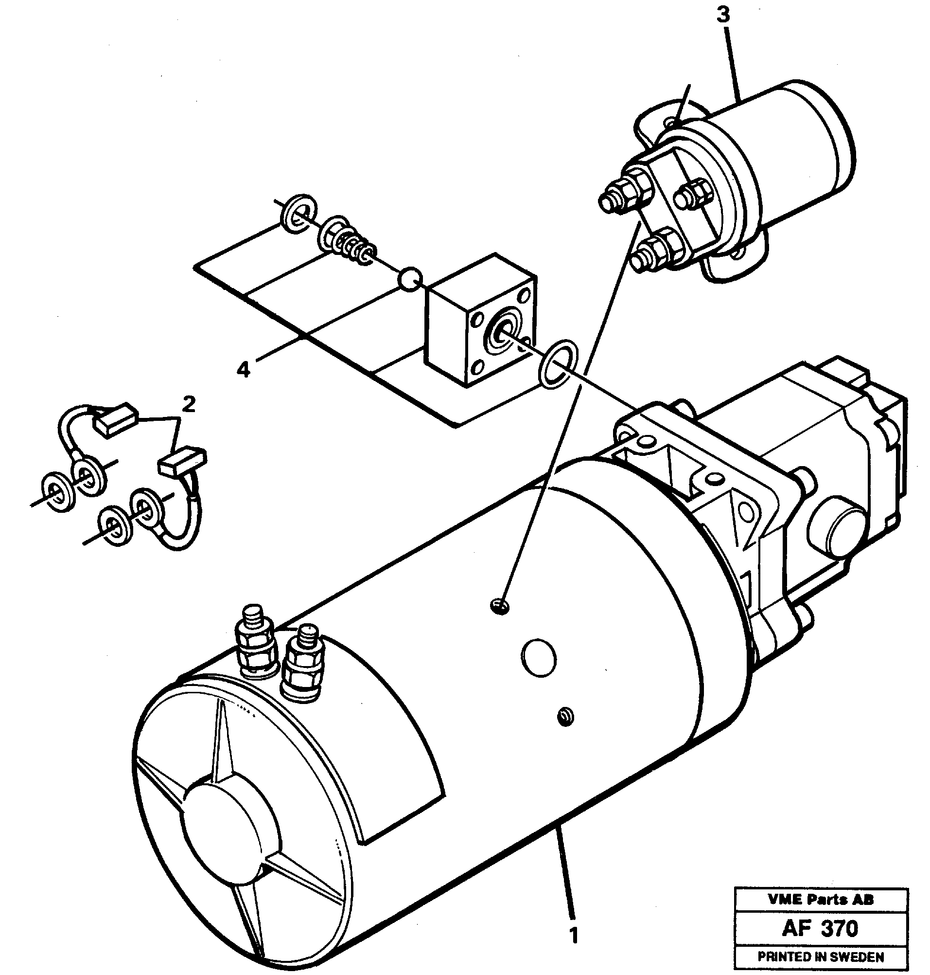 Pump unit.  91836,   92107 — volvo parts diagram