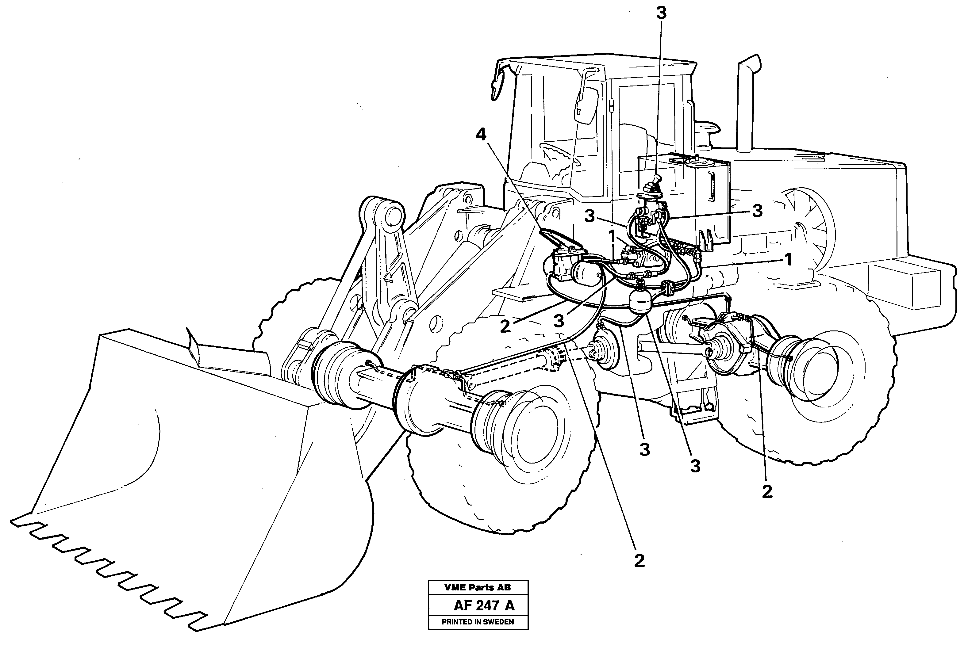 Brake system — volvo parts diagram