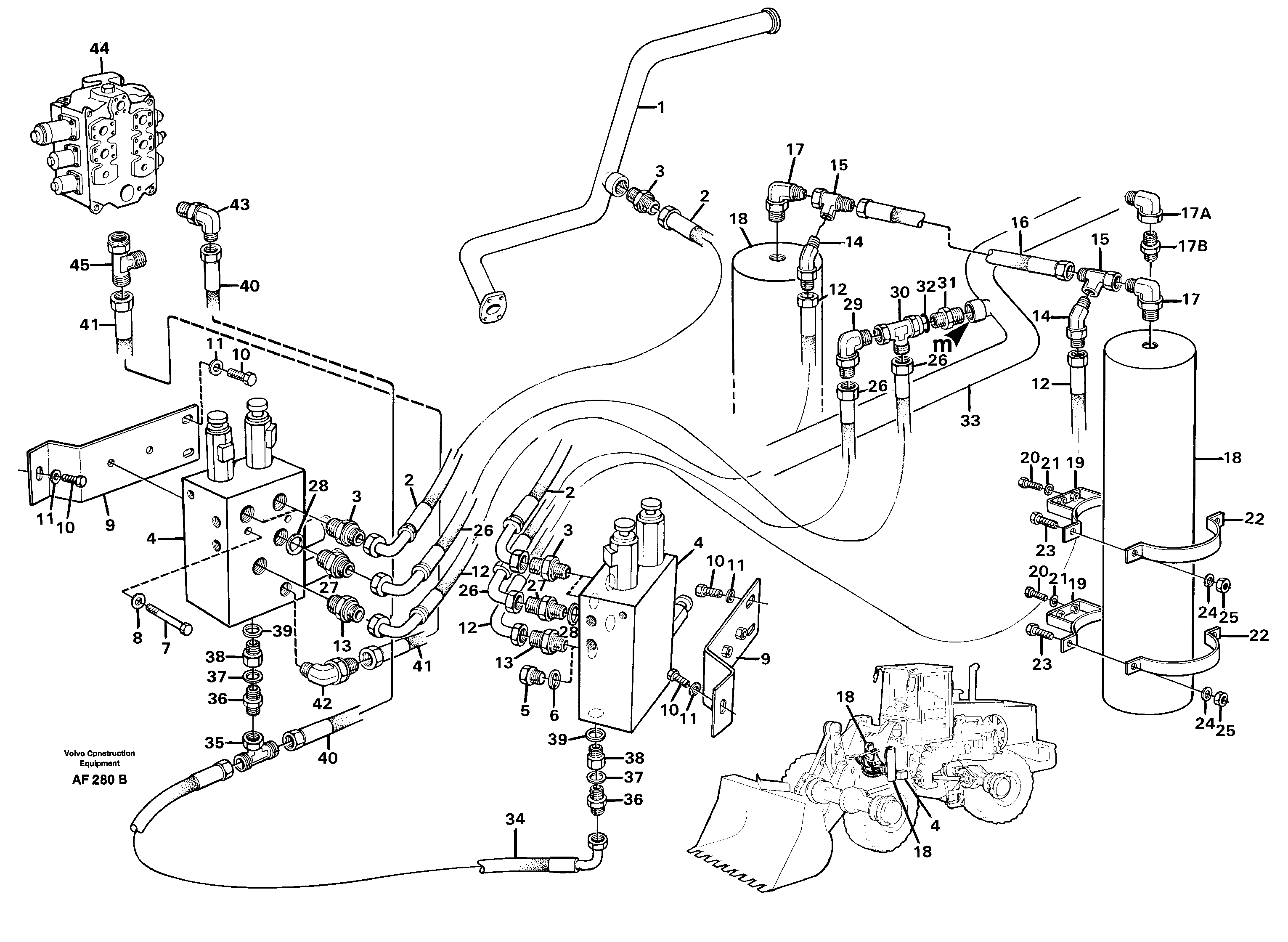 Boom suspension system  91871,   94601 — volvo parts diagram