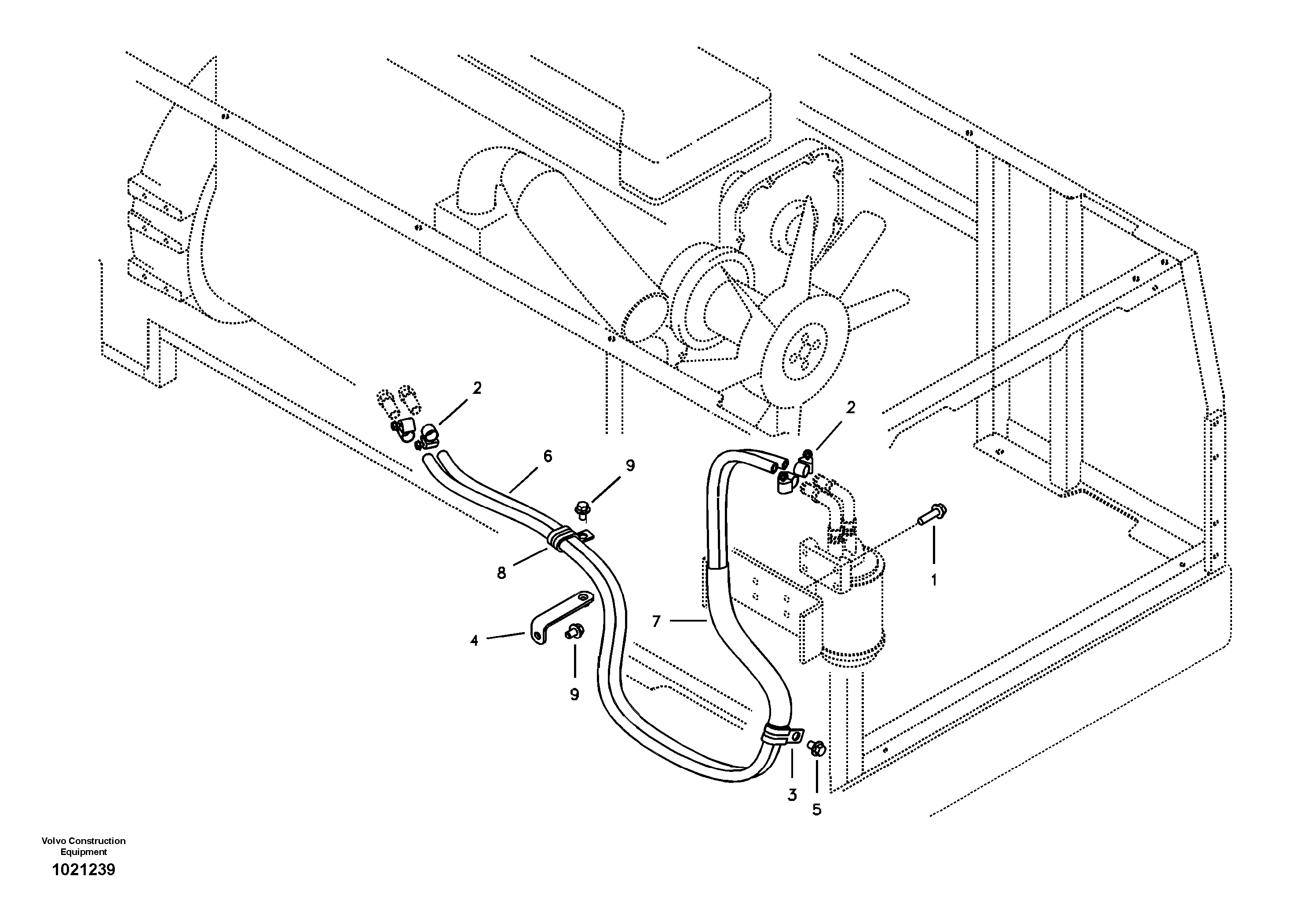 Coolant filter — volvo parts diagram