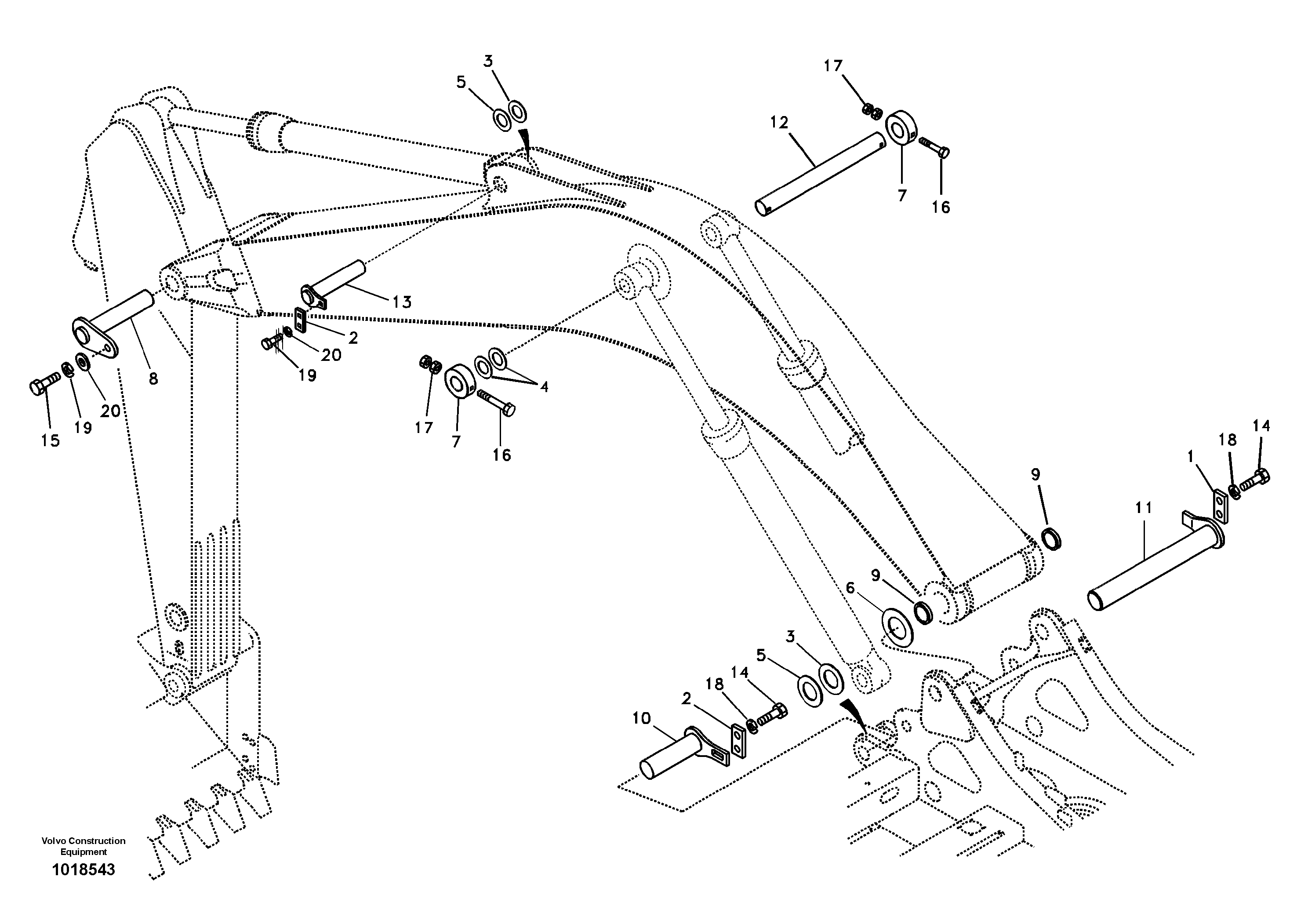 Links to boom — volvo parts diagram