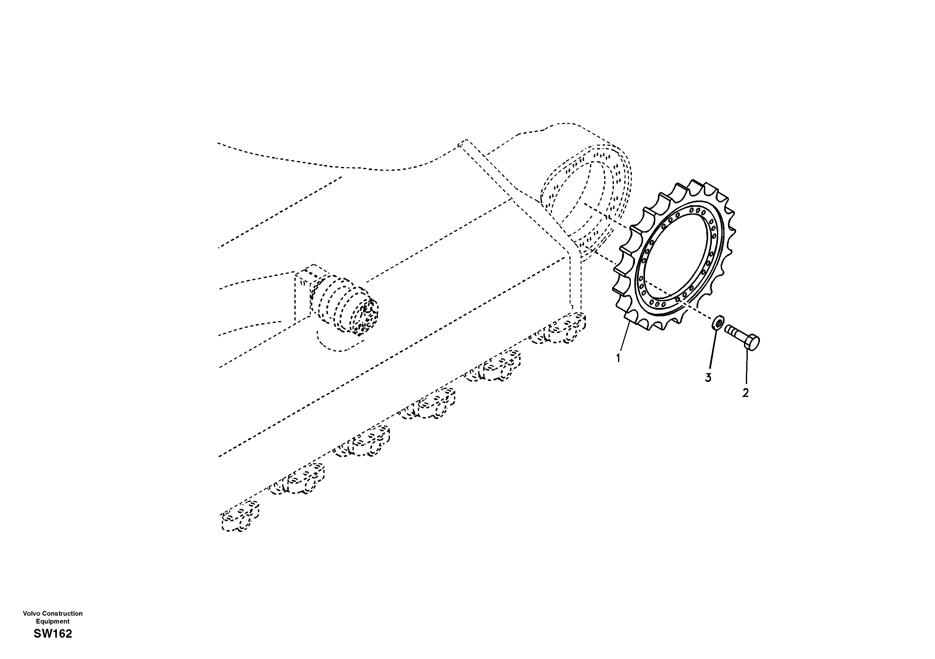 Sprocket — volvo parts diagram