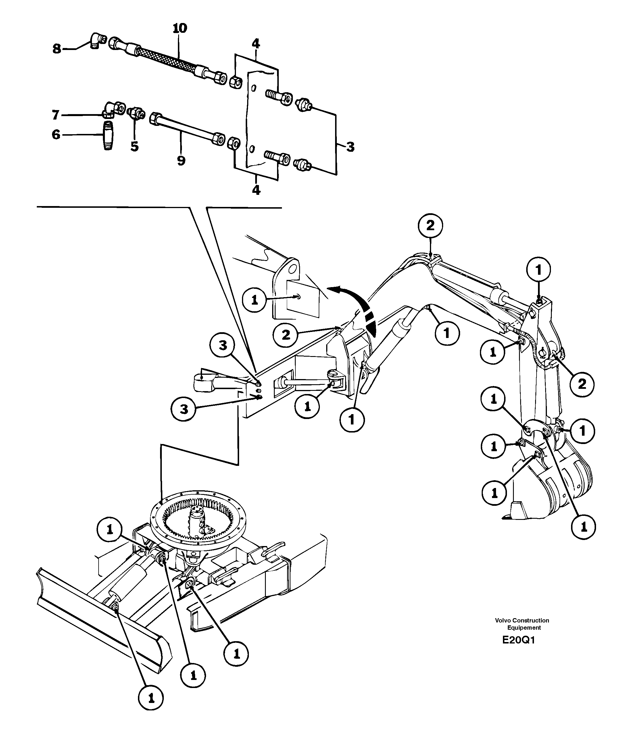Lubrication chart — volvo parts diagram