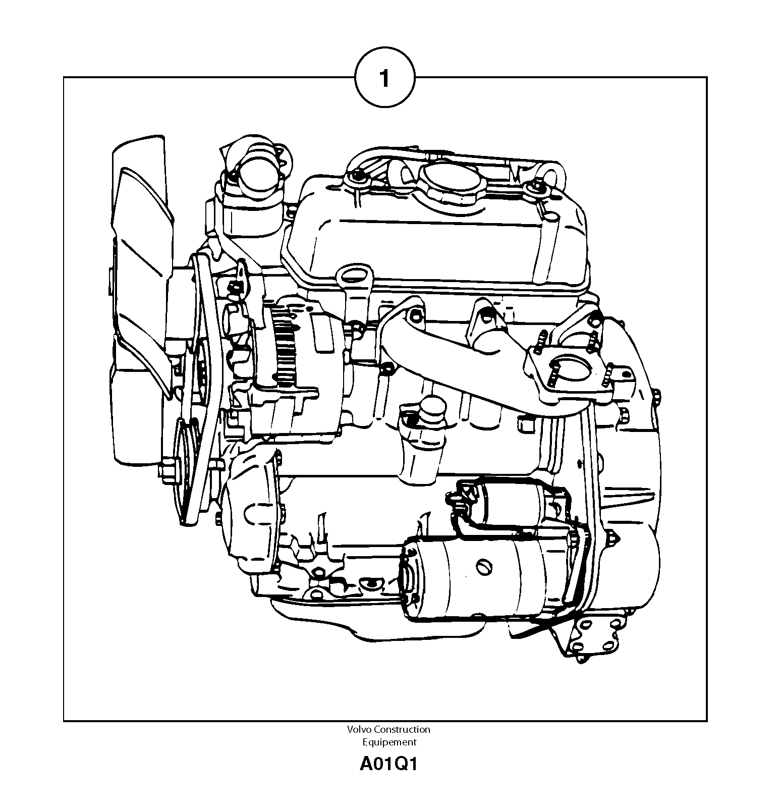 Diesel engine — volvo parts diagram