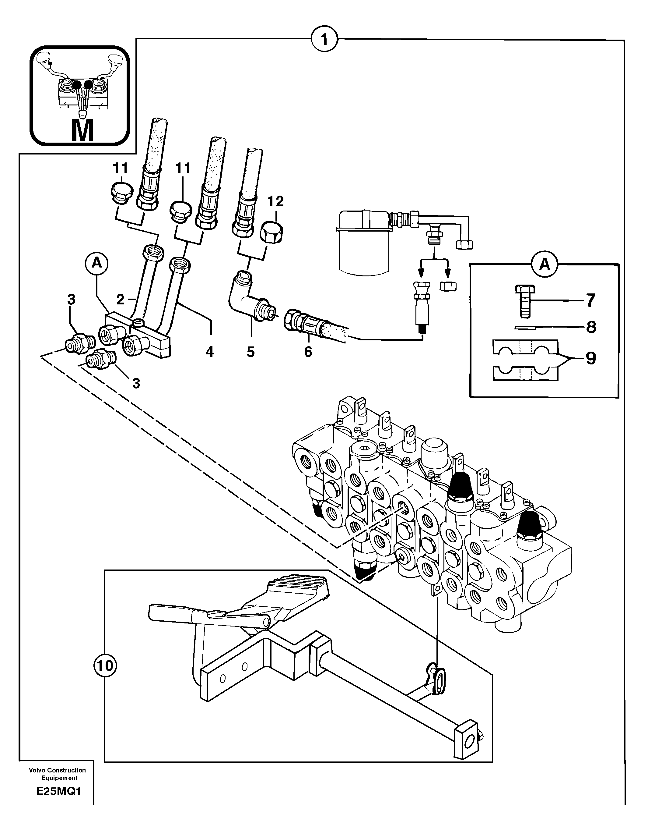 Pedal kit : accessories — volvo parts diagram