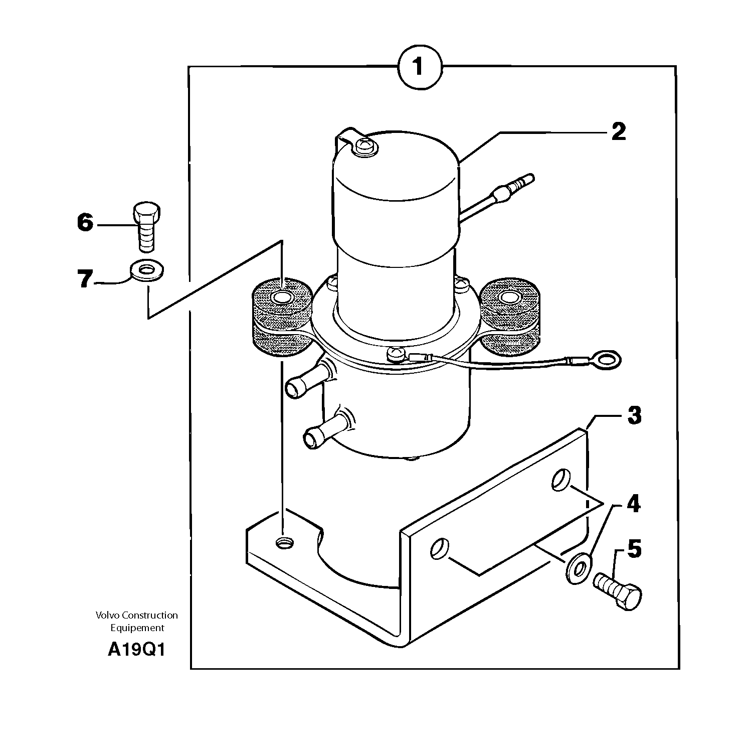 Fuel pump — volvo parts diagram